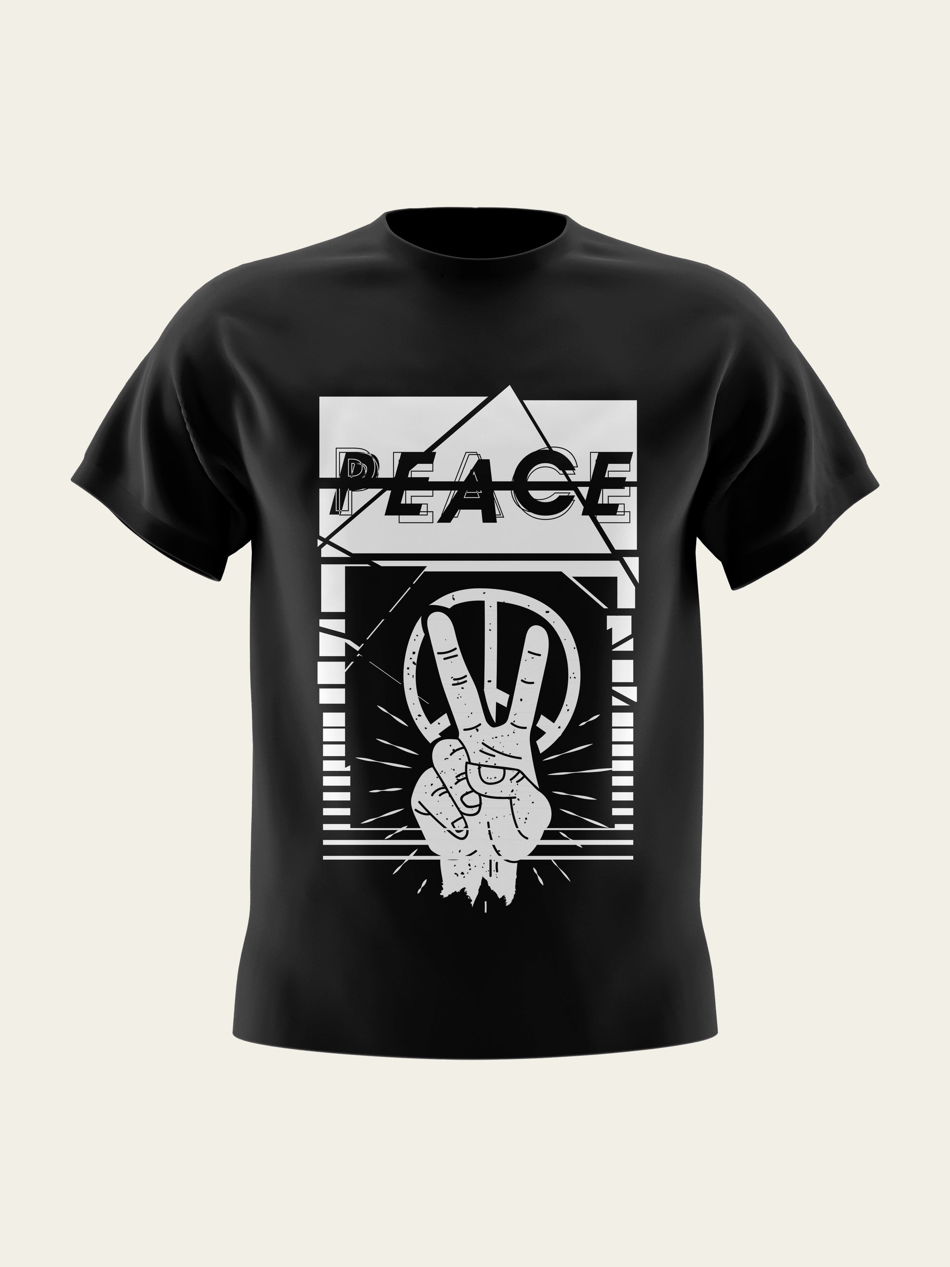 Peace Round Neck T-Shirt The Chambal®