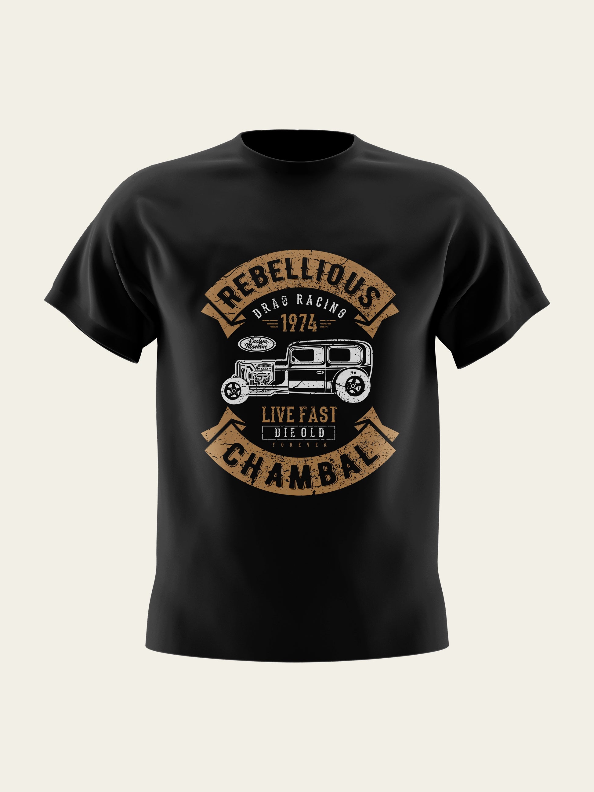 Rebellious Chambal Round Neck T-Shirt The Chambal®