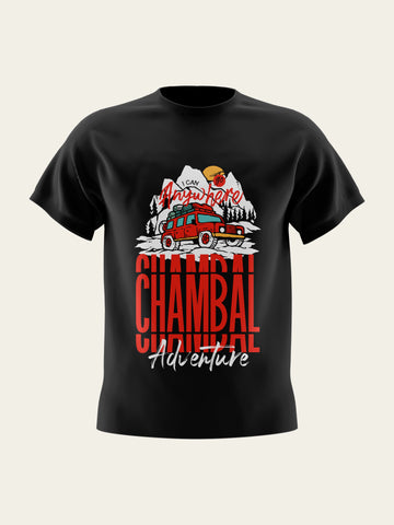 Chambal Adventure Black T-Shirt The Chambal®