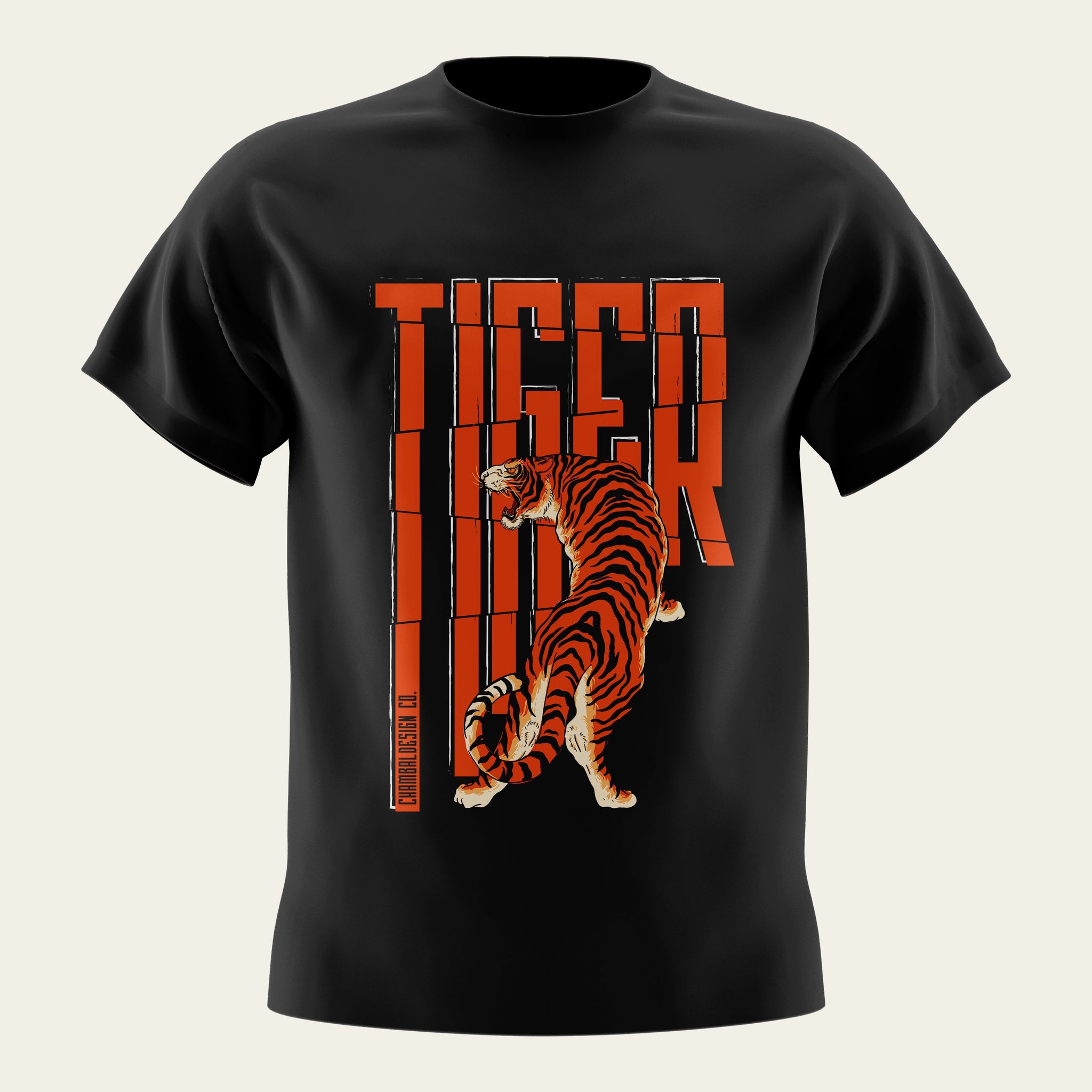 Chambal Tiger Round Neck T-Shirt The Chambal®