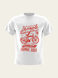 Bicycle Rider Round Neck T-Shirt The Chambal®