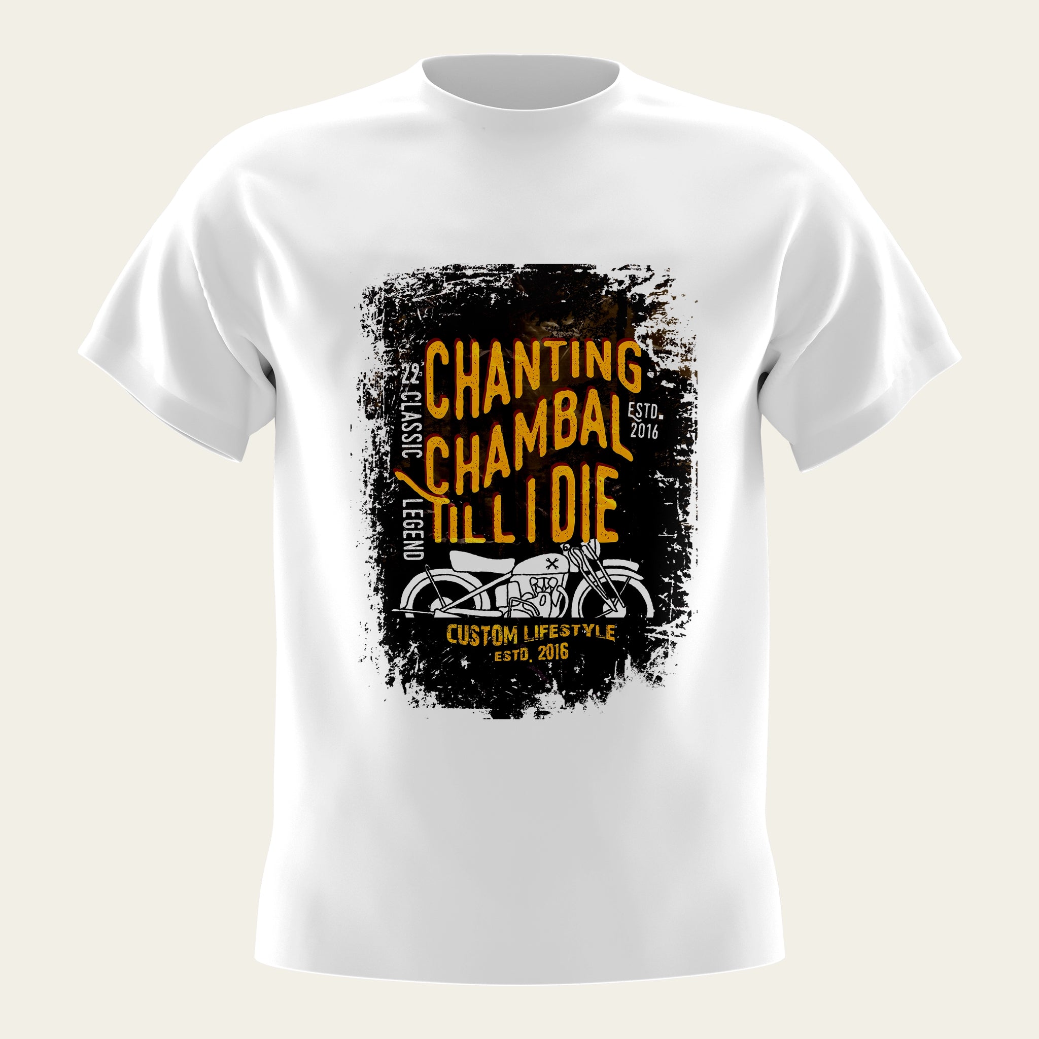 Chanting Chambal Till I Die Round Neck T-Shirt The Chambal®