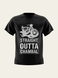 Straight Outta Chambal Round Neck T-Shirt The Chambal®