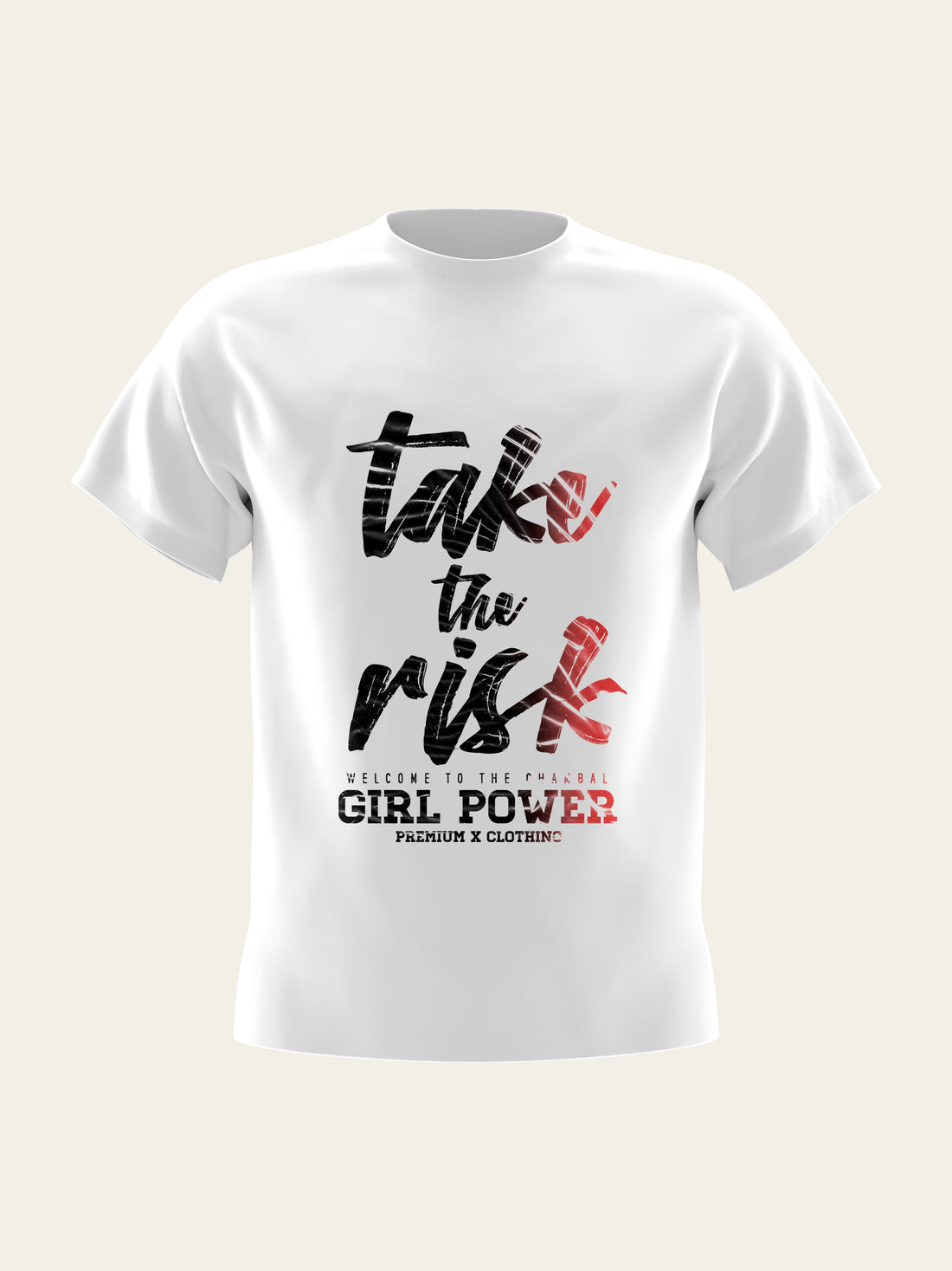 Take The Risk Round Neck T-Shirt The Chambal®