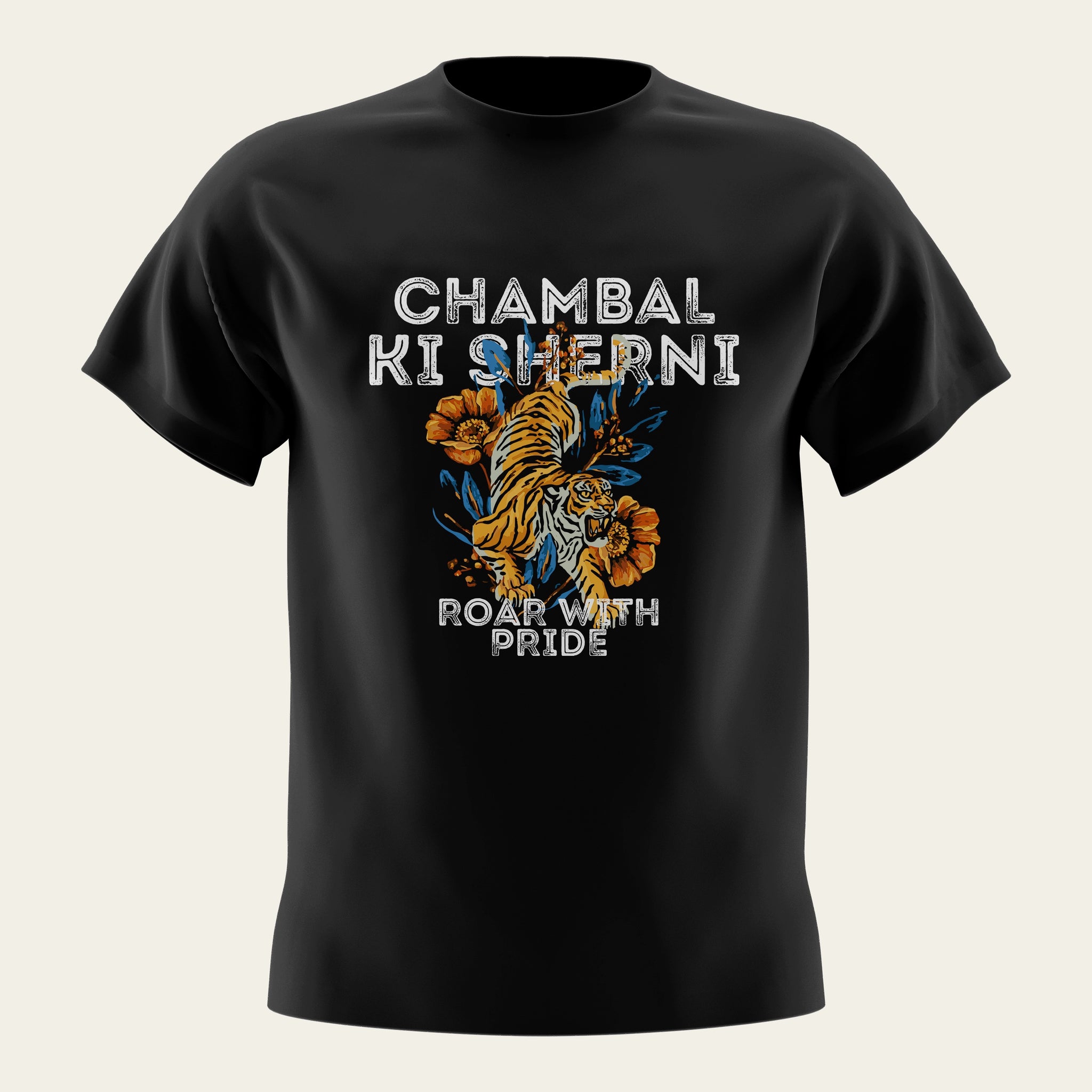 Chambal ki Sherni Round Neck T-Shirt The Chambal®