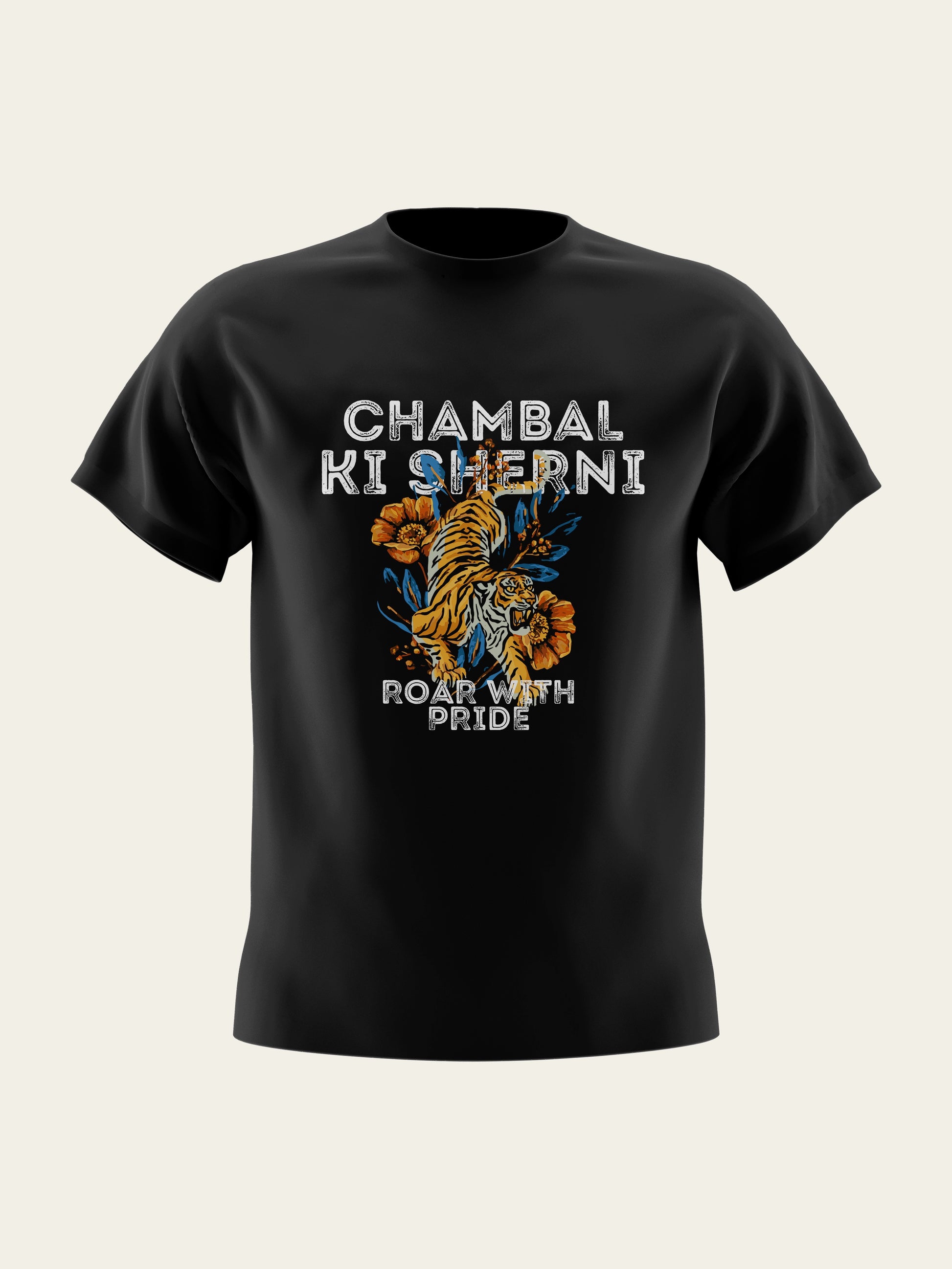 Chambal ki Sherni Round Neck T-Shirt The Chambal®