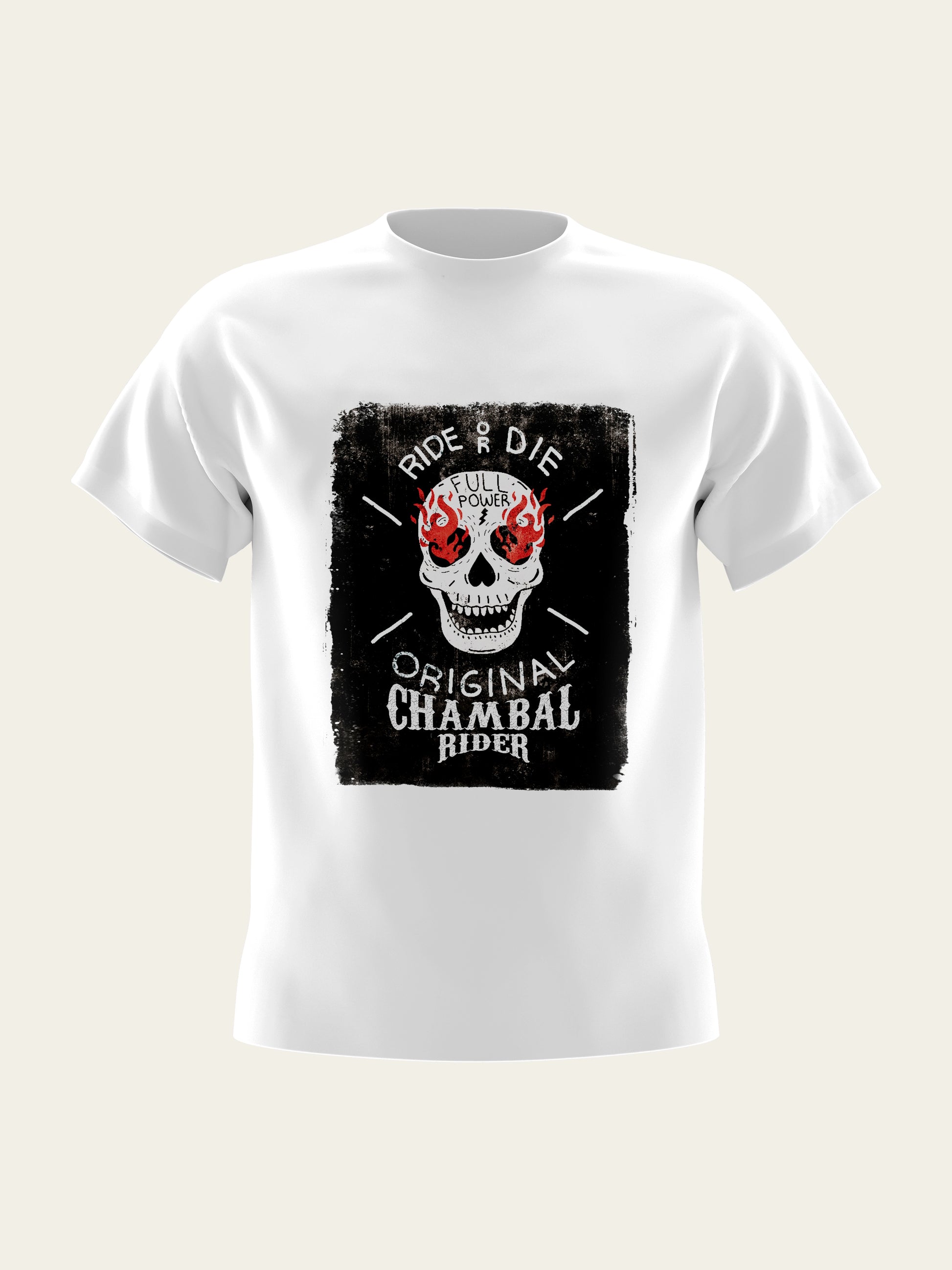 Ride or Die Round Neck T-Shirt The Chambal®