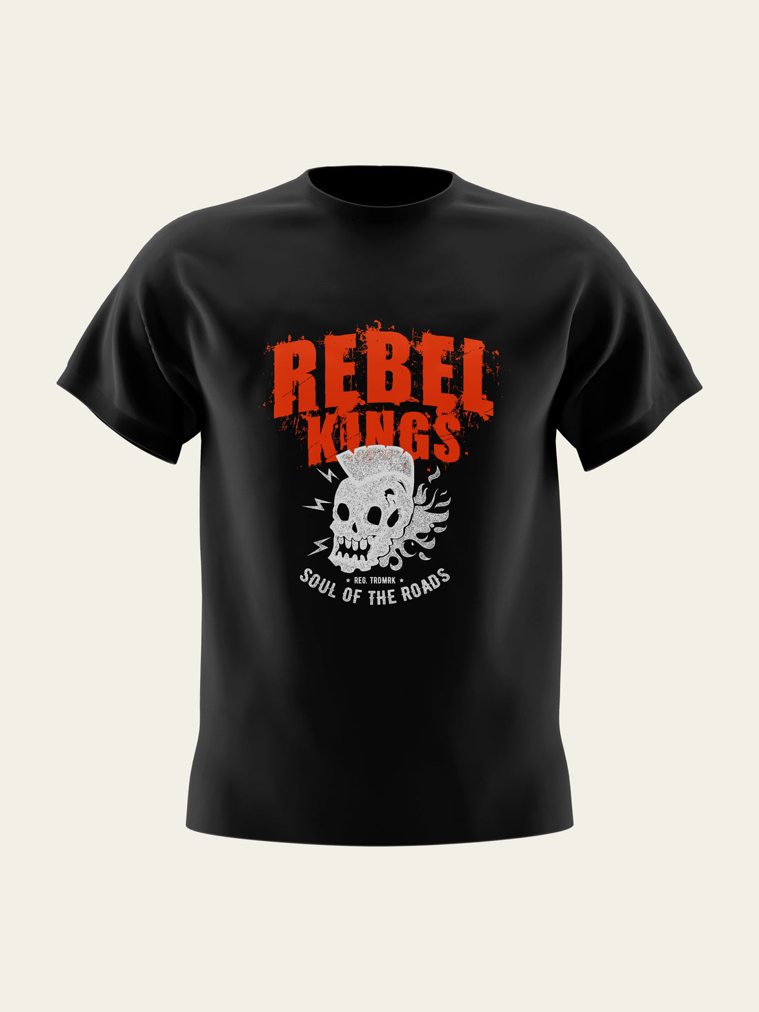 Rebel King Round Neck T-Shirt The Chambal®