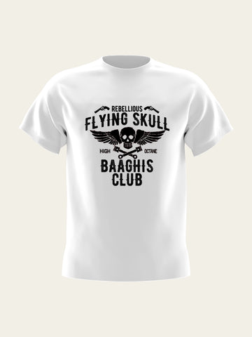 Flying Skull Round Neck T-Shirt The Chambal®