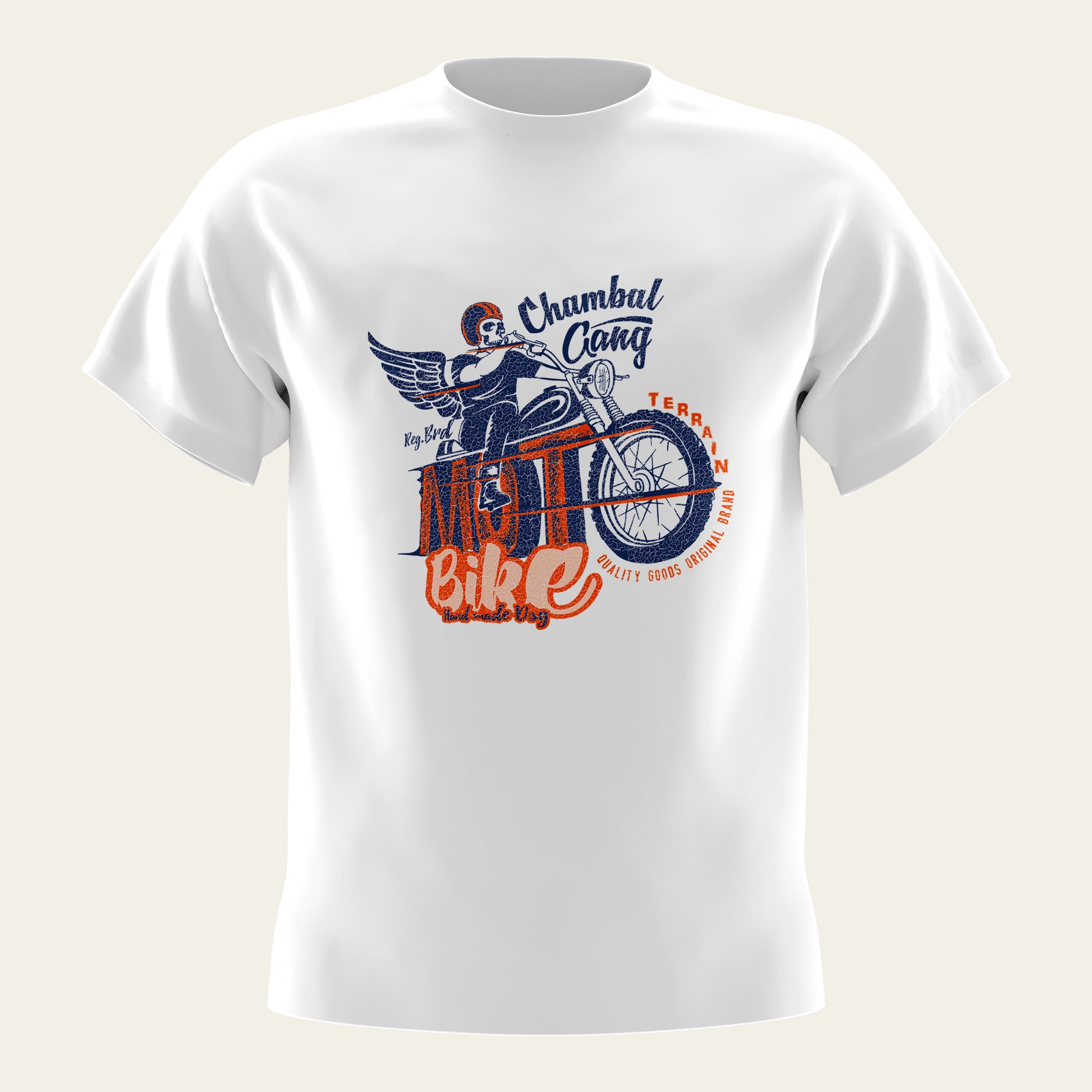 Chambal Gang Moto Bike Round Neck T-Shirt The Chambal®