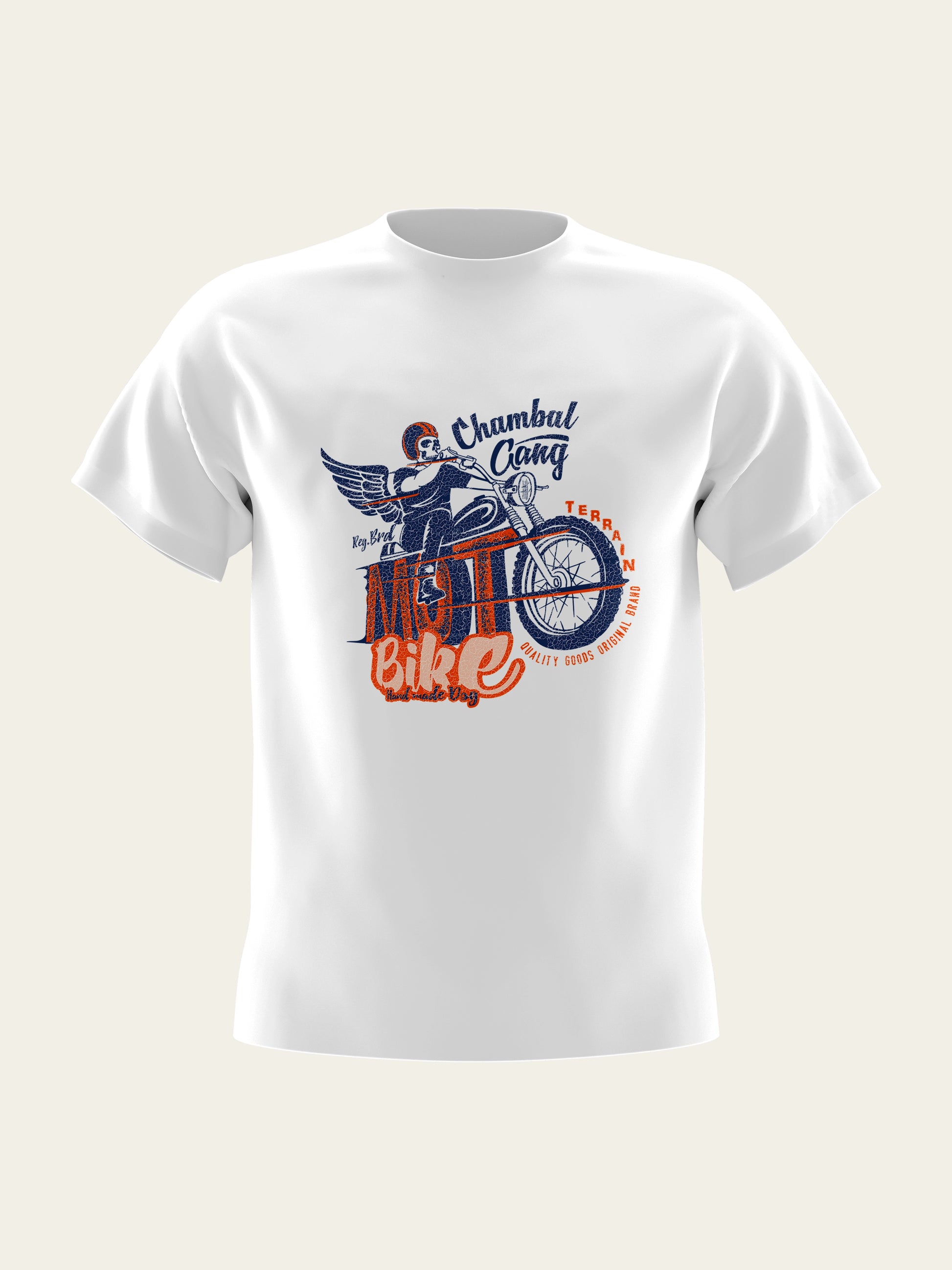 Chambal Gang Moto Bike Round Neck T-Shirt The Chambal®