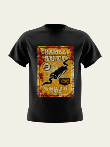 Chambal Auto Black T-Shirt The Chambal®