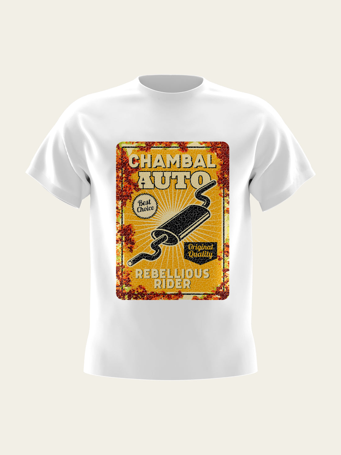 Chambal Auto Round Neck T-Shirt The Chambal®