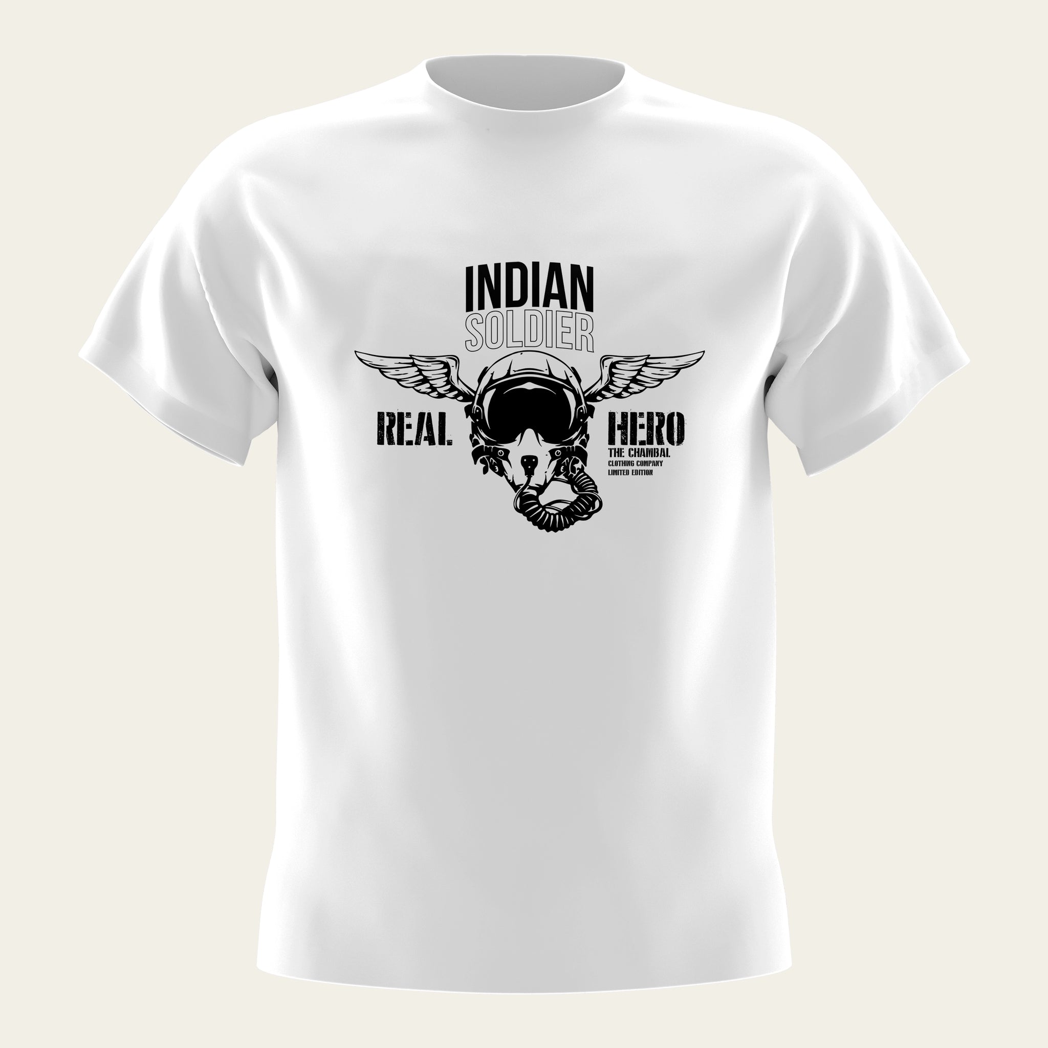 Indian Soldier Round Neck T-Shirt The Chambal®