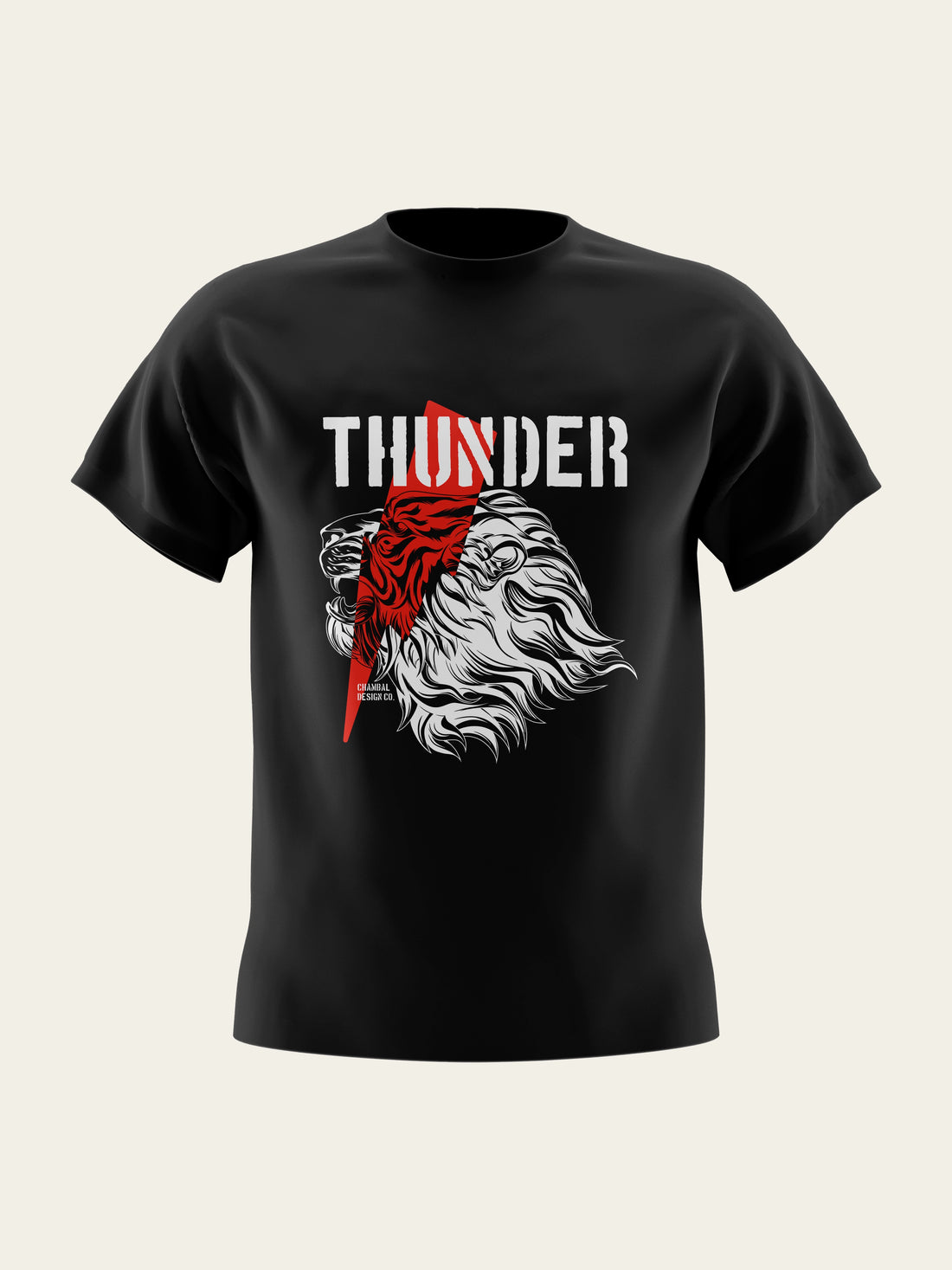 Thunder Round Neck T-Shirt The Chambal®