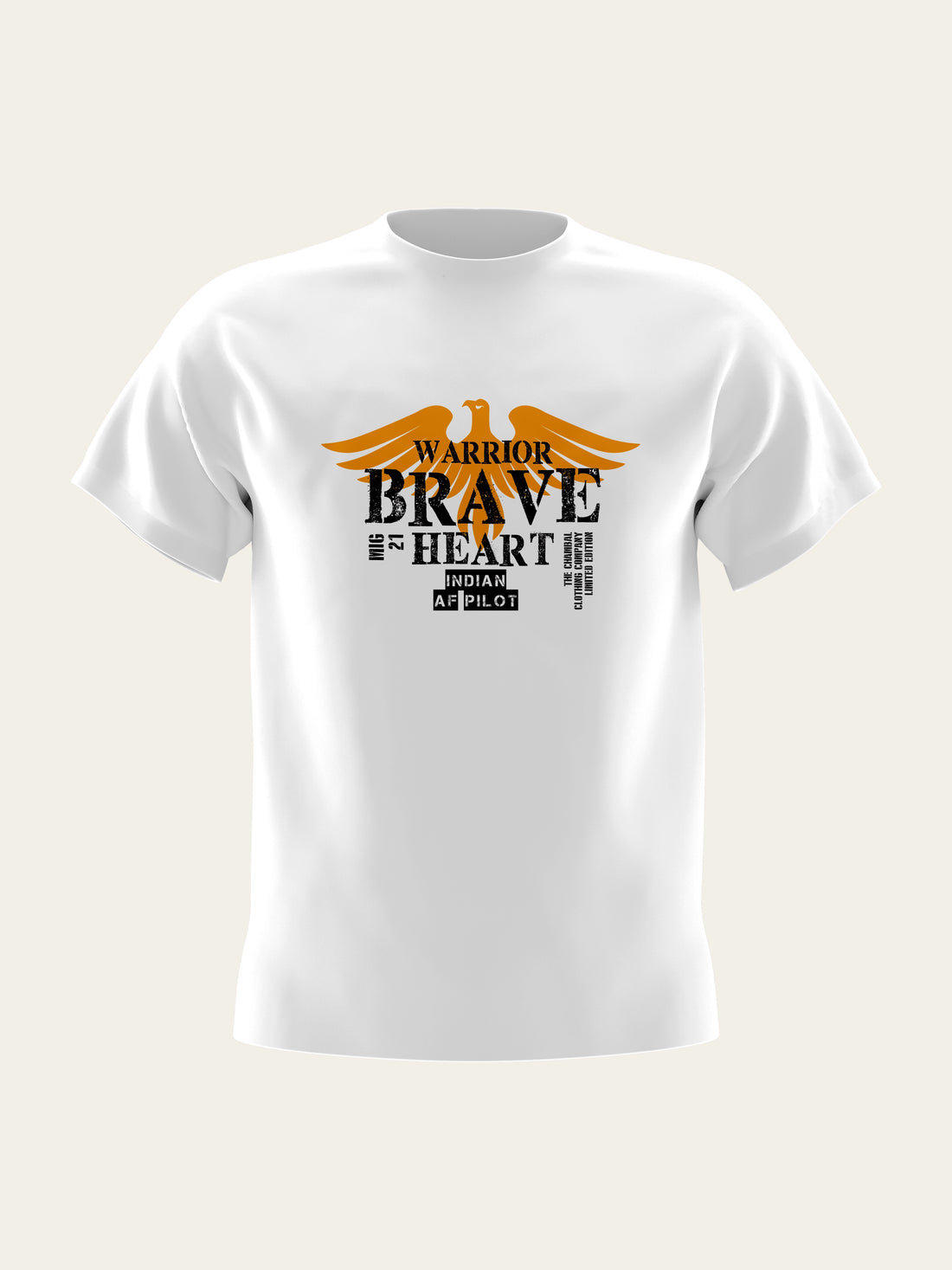 Brave Warrior Round Neck T-Shirt The Chambal®