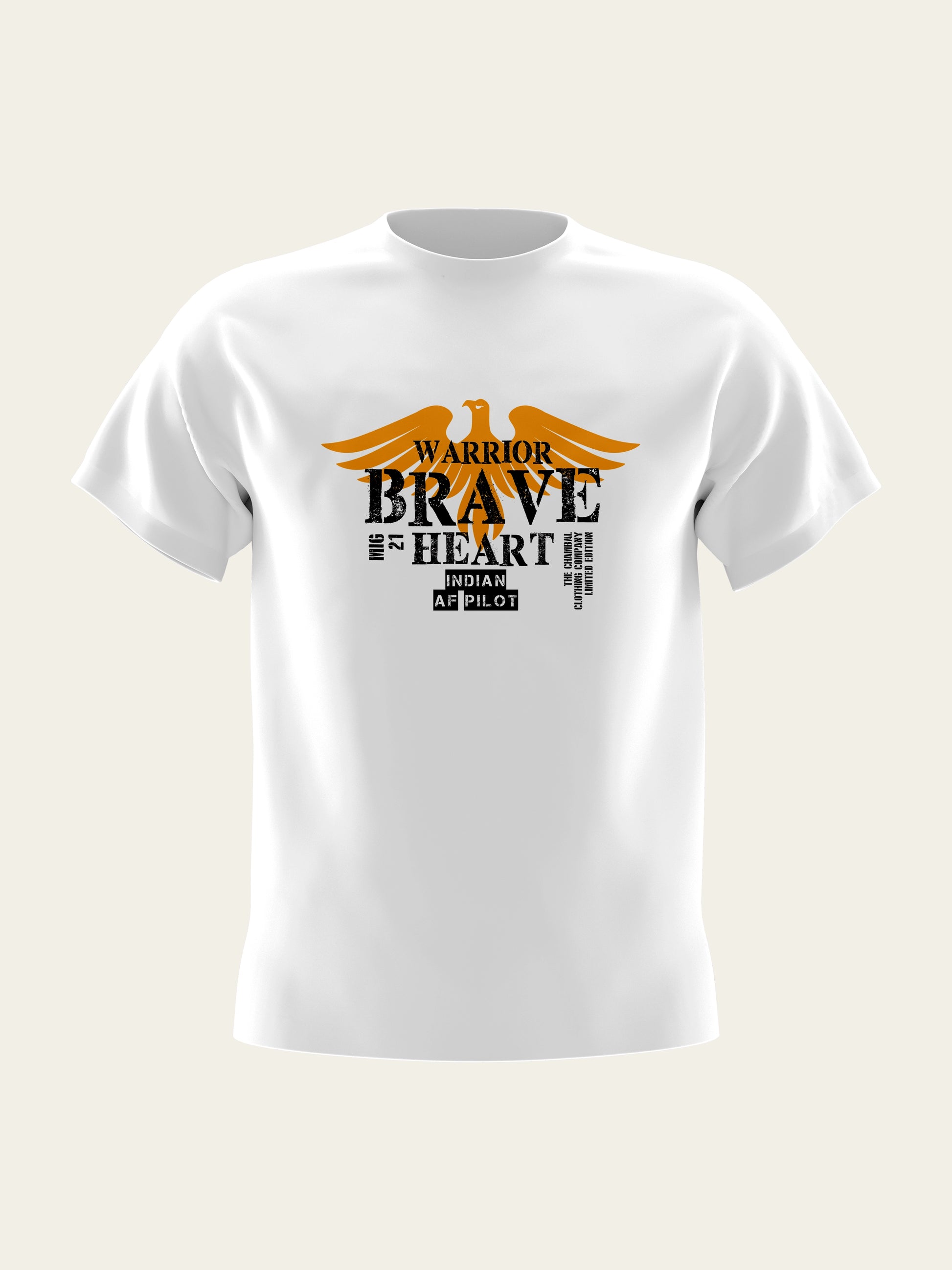 Brave Warrior Round Neck T-Shirt The Chambal®