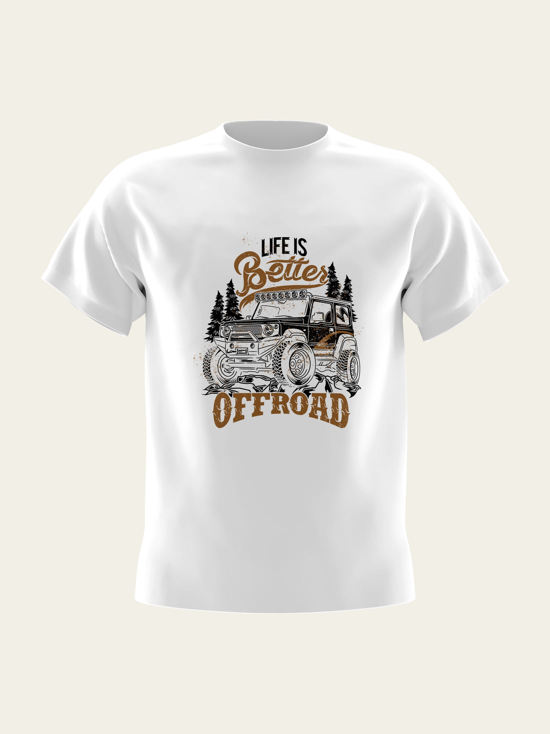 Life is Better Round Neck T-Shirt The Chambal®