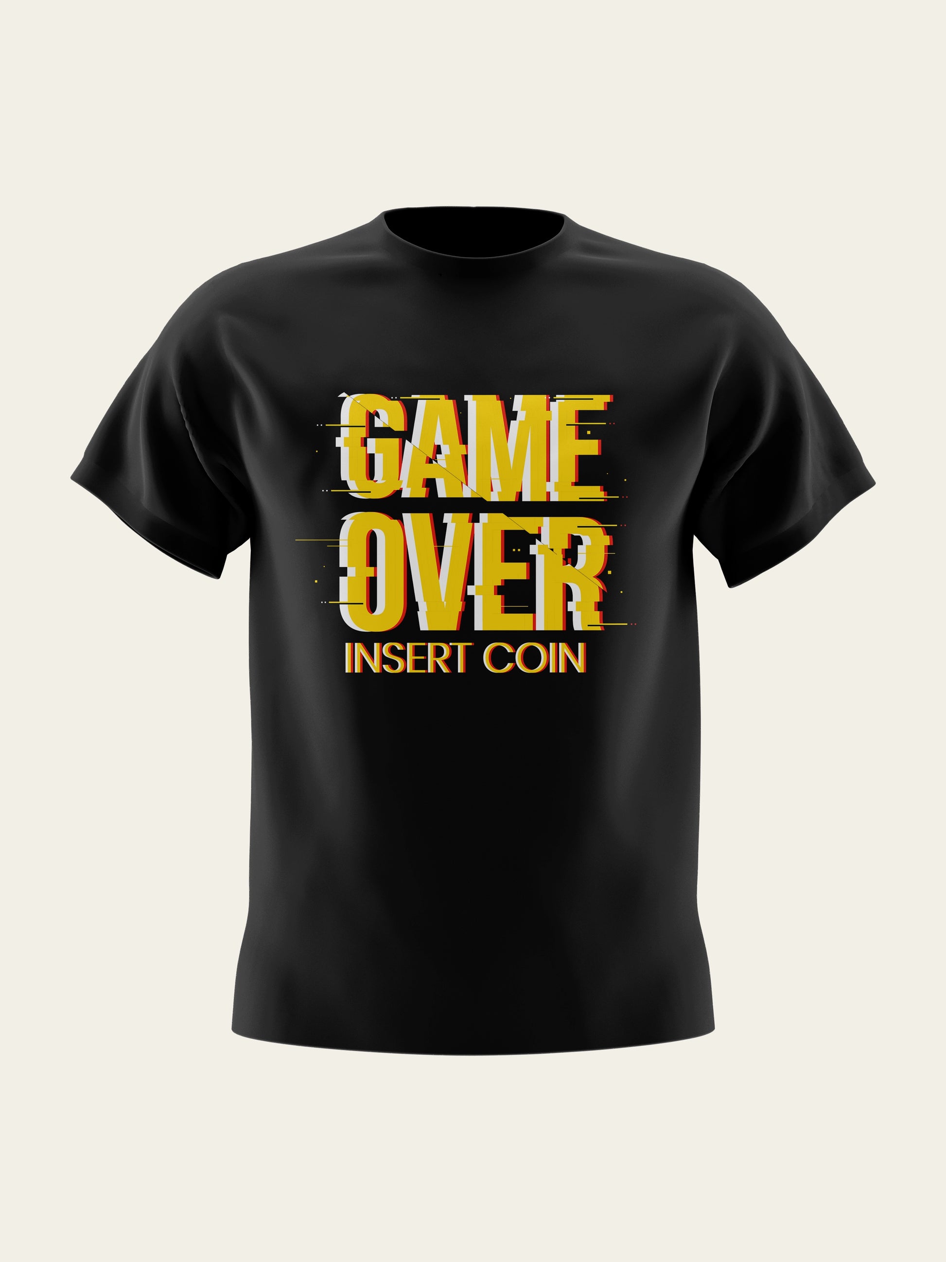 Game Over Round Neck T-Shirt The Chambal®