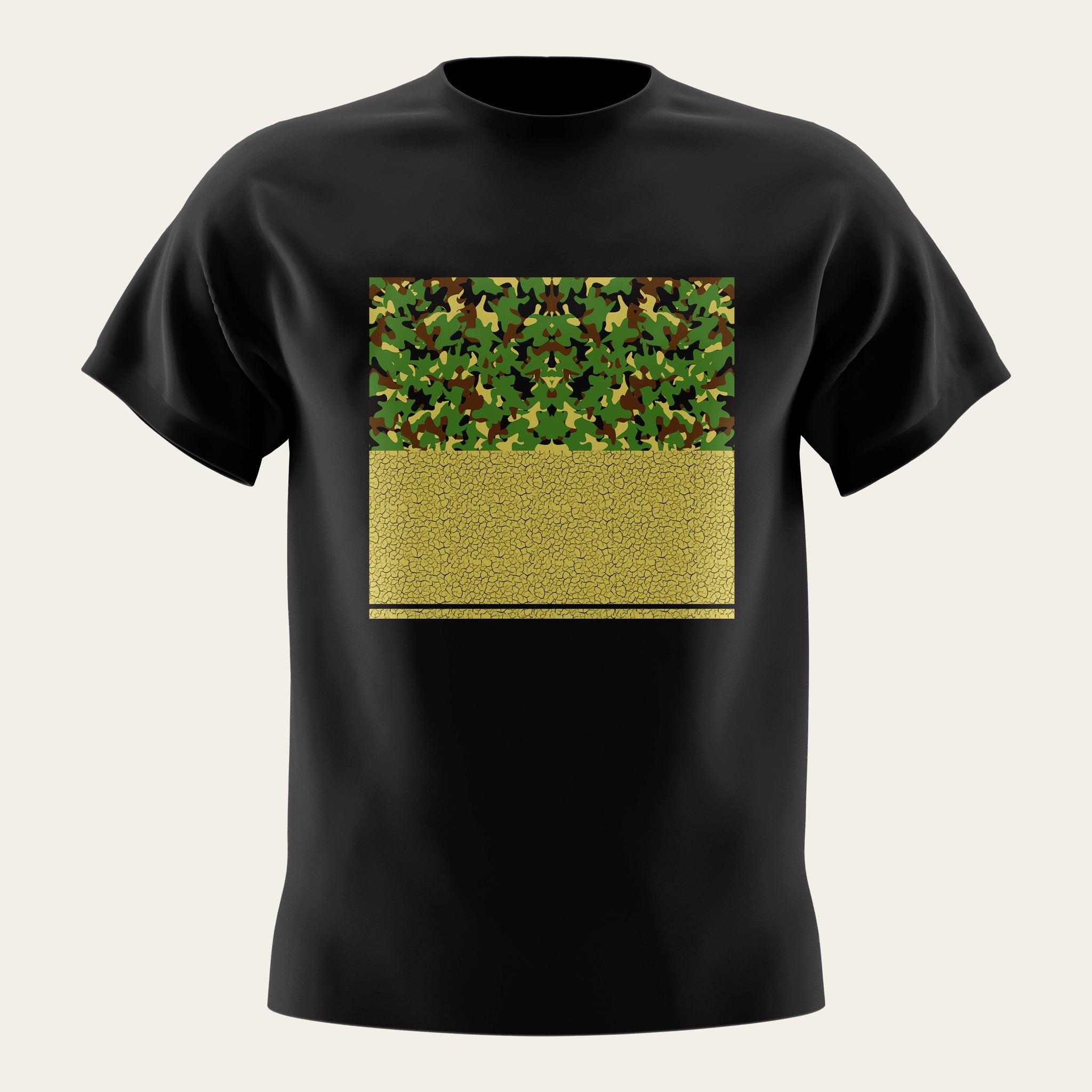 Camo Round Neck T-Shirt The Chambal®