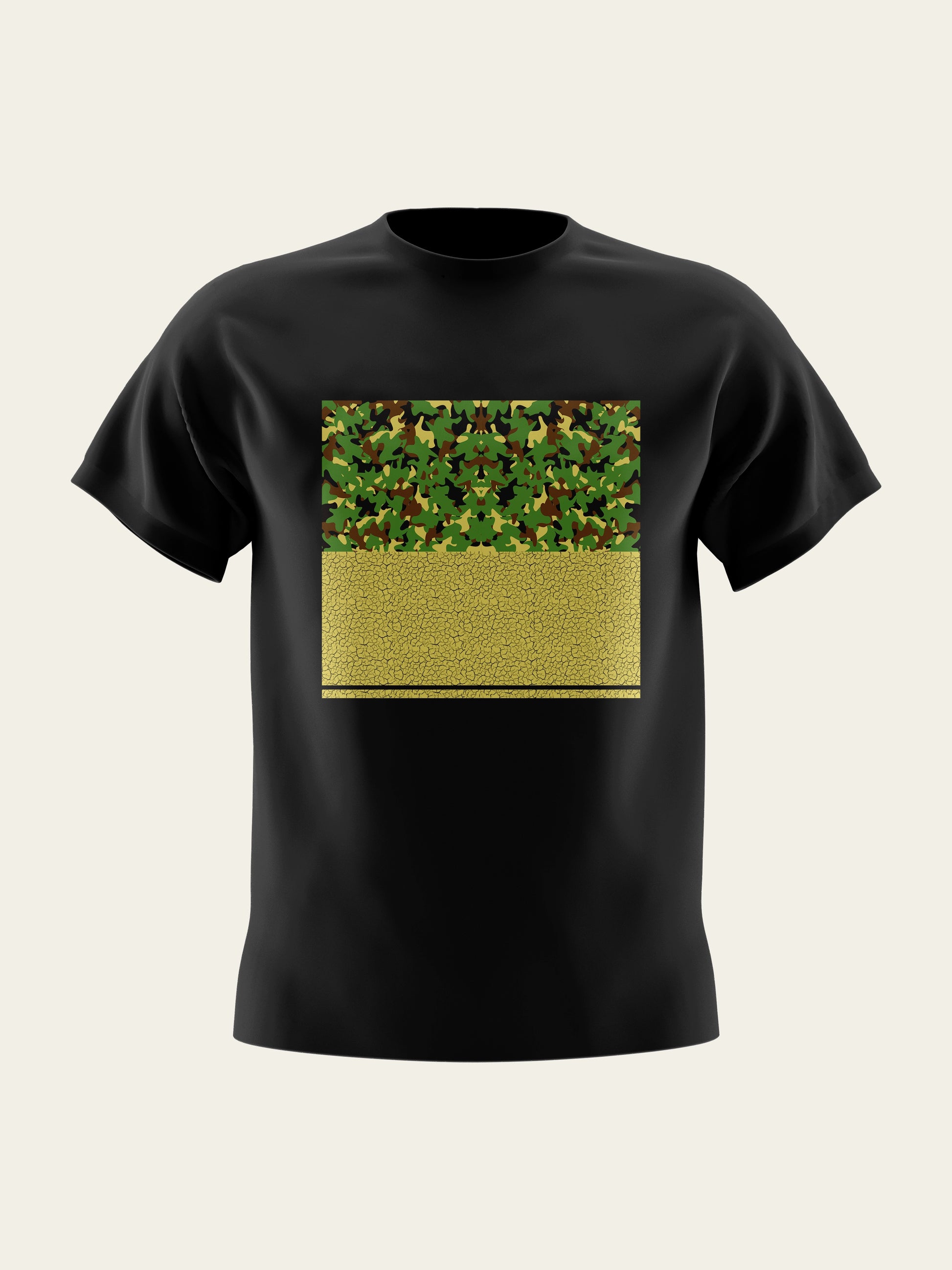 Camo Round Neck T-Shirt The Chambal®