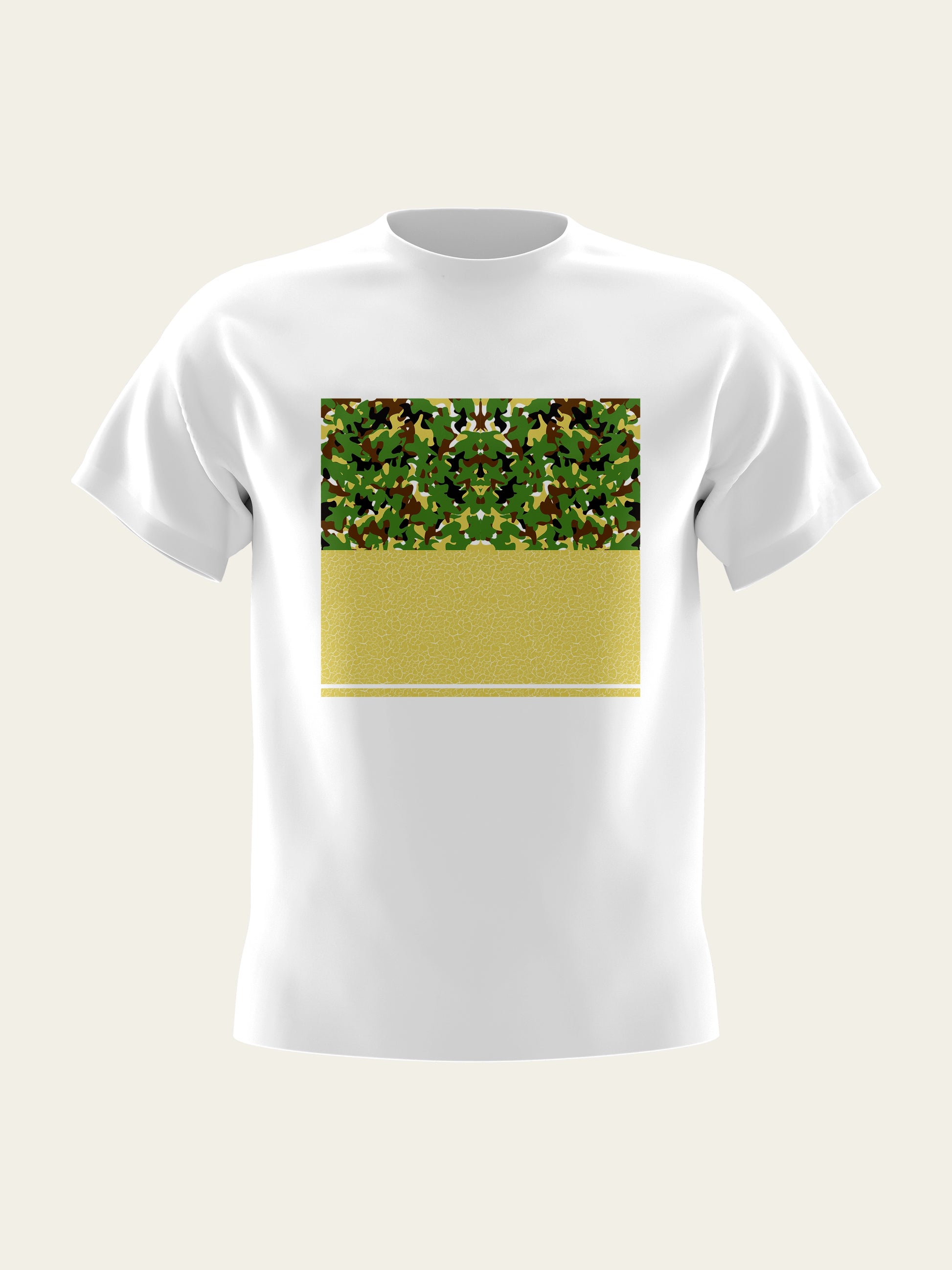 Camo Round Neck T-Shirt The Chambal®