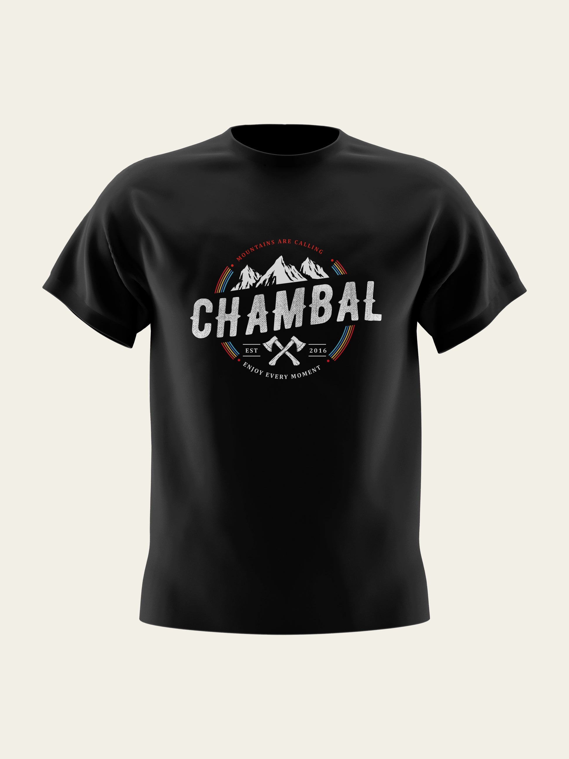 Mountains Are Calling Round Neck T-Shirt The Chambal®