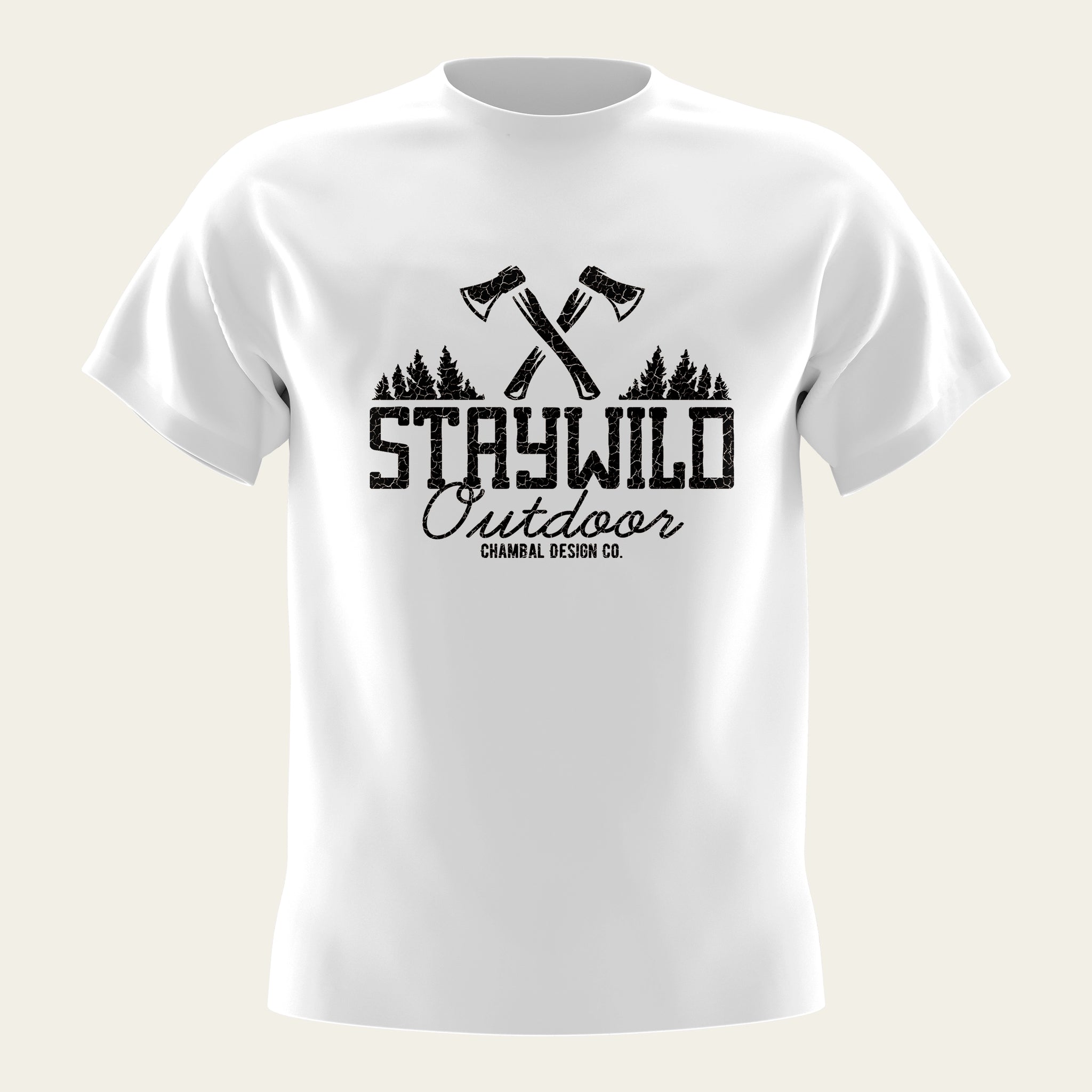 Stay Wild Outdoor Round Neck T-Shirt The Chambal®