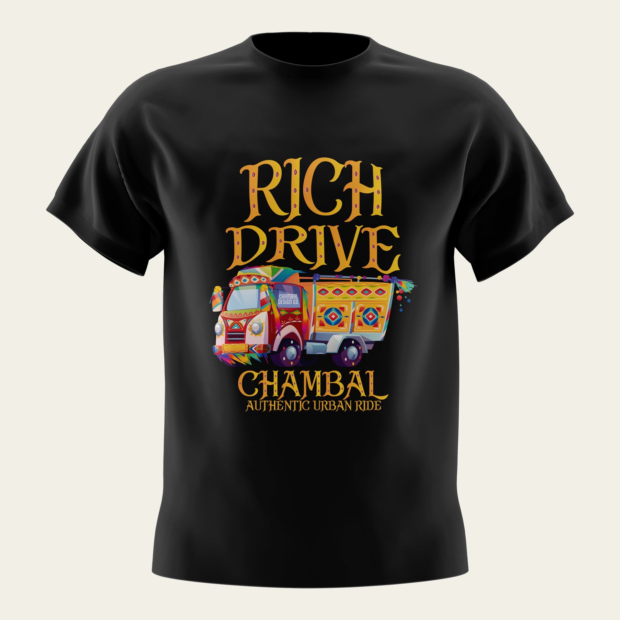 Rich Drive Round Neck T-Shirt The Chambal®