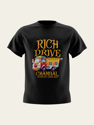 Rich Drive Round Neck T-Shirt The Chambal®