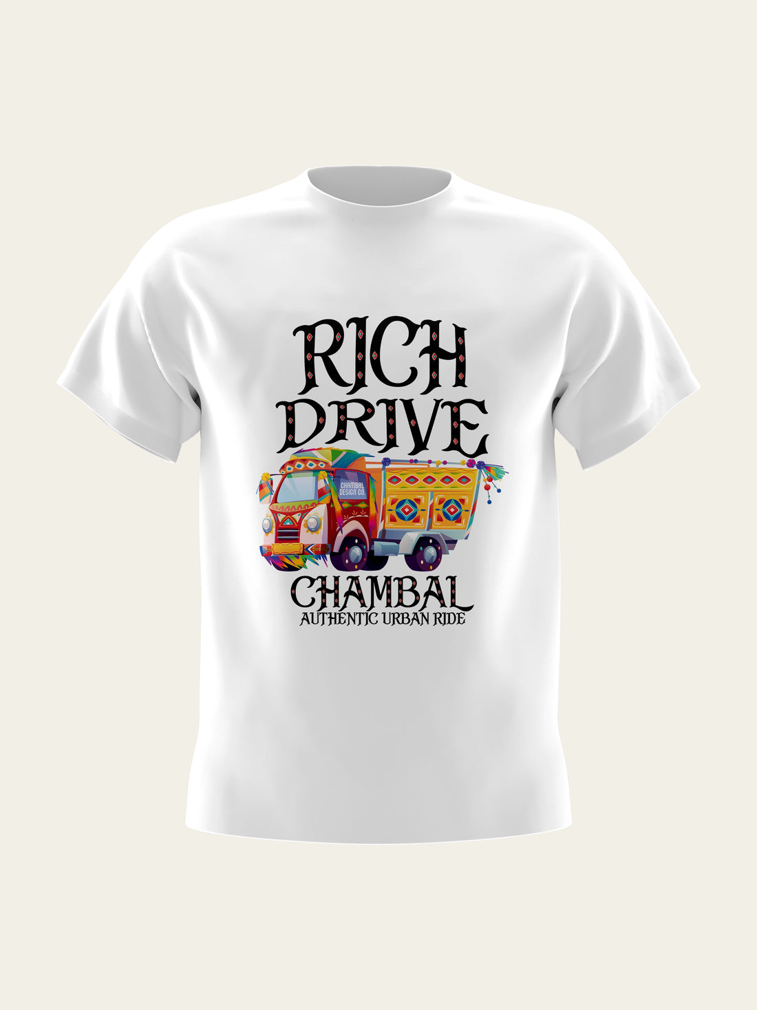 Rich Drive Round Neck T-Shirt The Chambal®