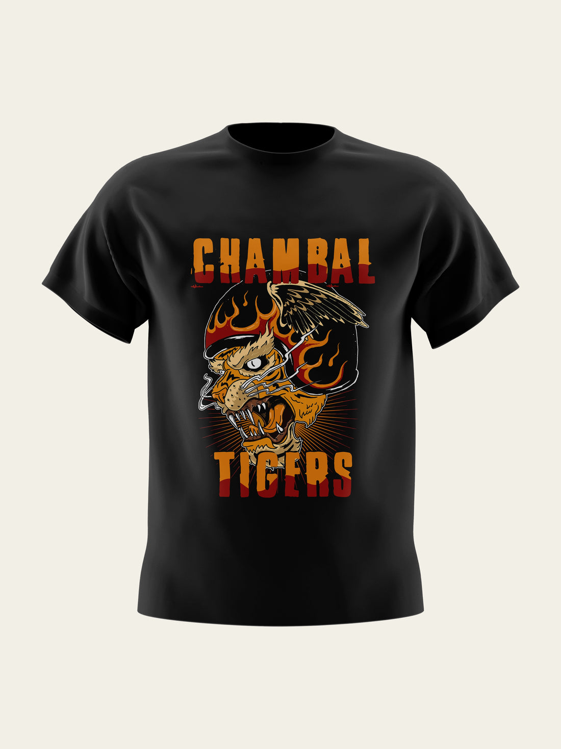 Chambal Tigers Round Neck T-Shirt The Chambal®