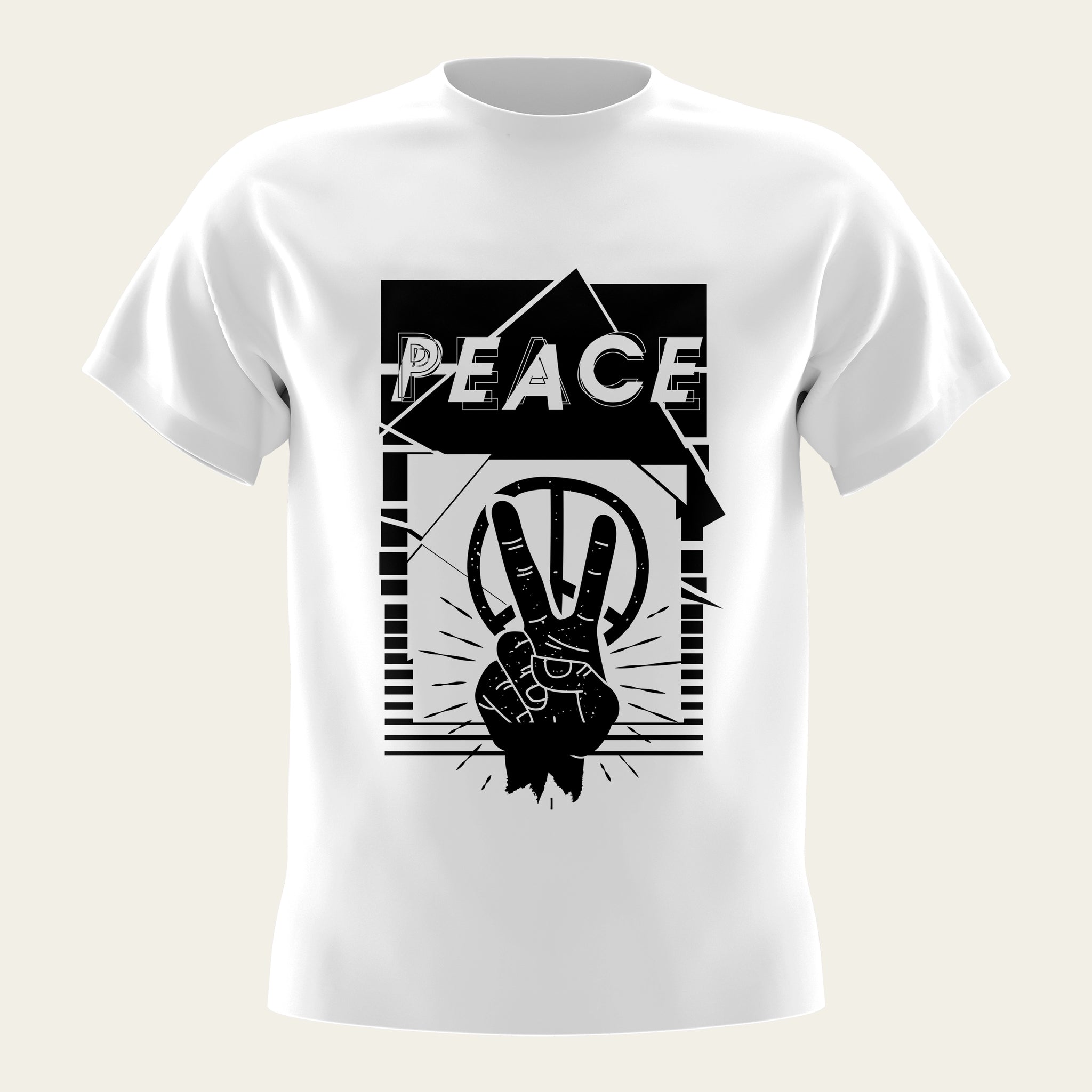 Peace Round Neck T-Shirt The Chambal®