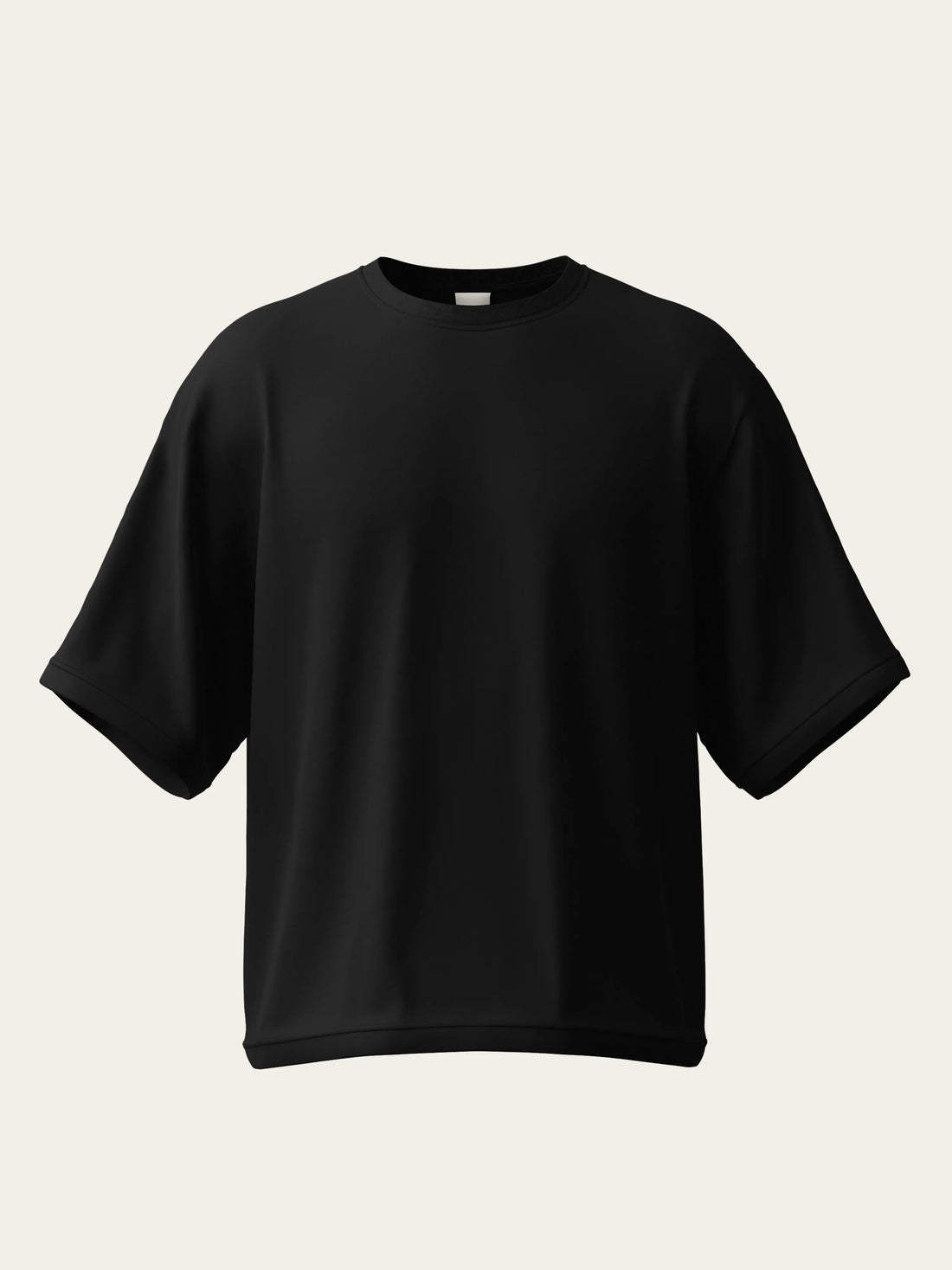 Black Oversize Cotton T-Shirt by The Chambal The Chambal