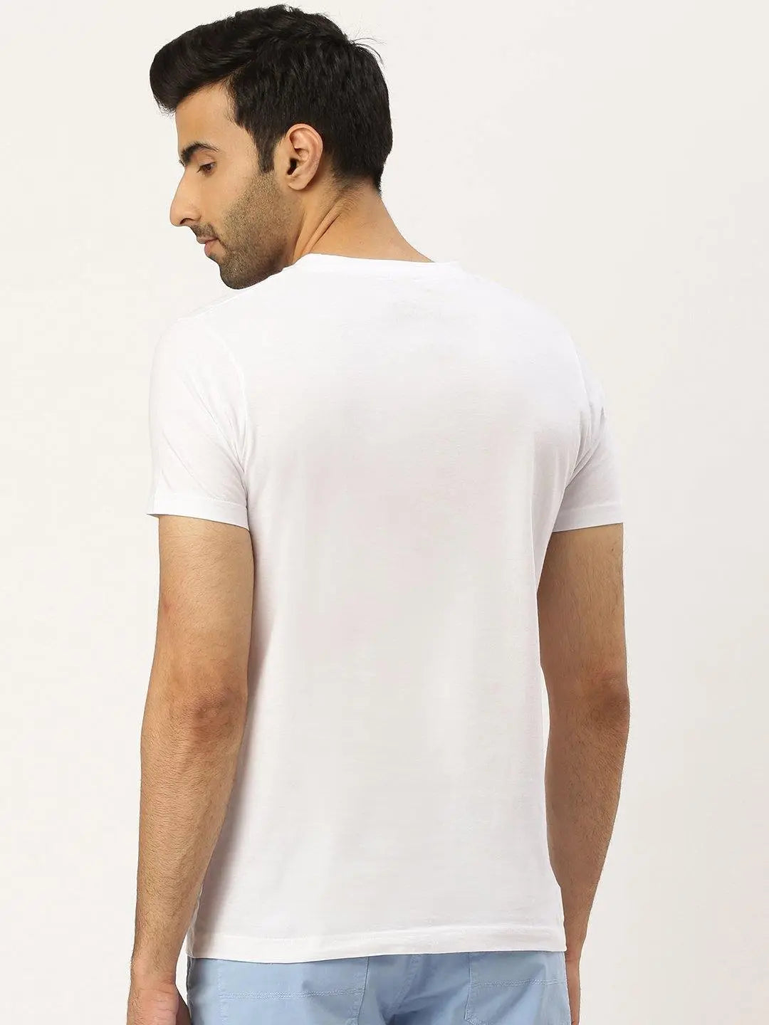 Abstract White T-Shirt - The Chambal