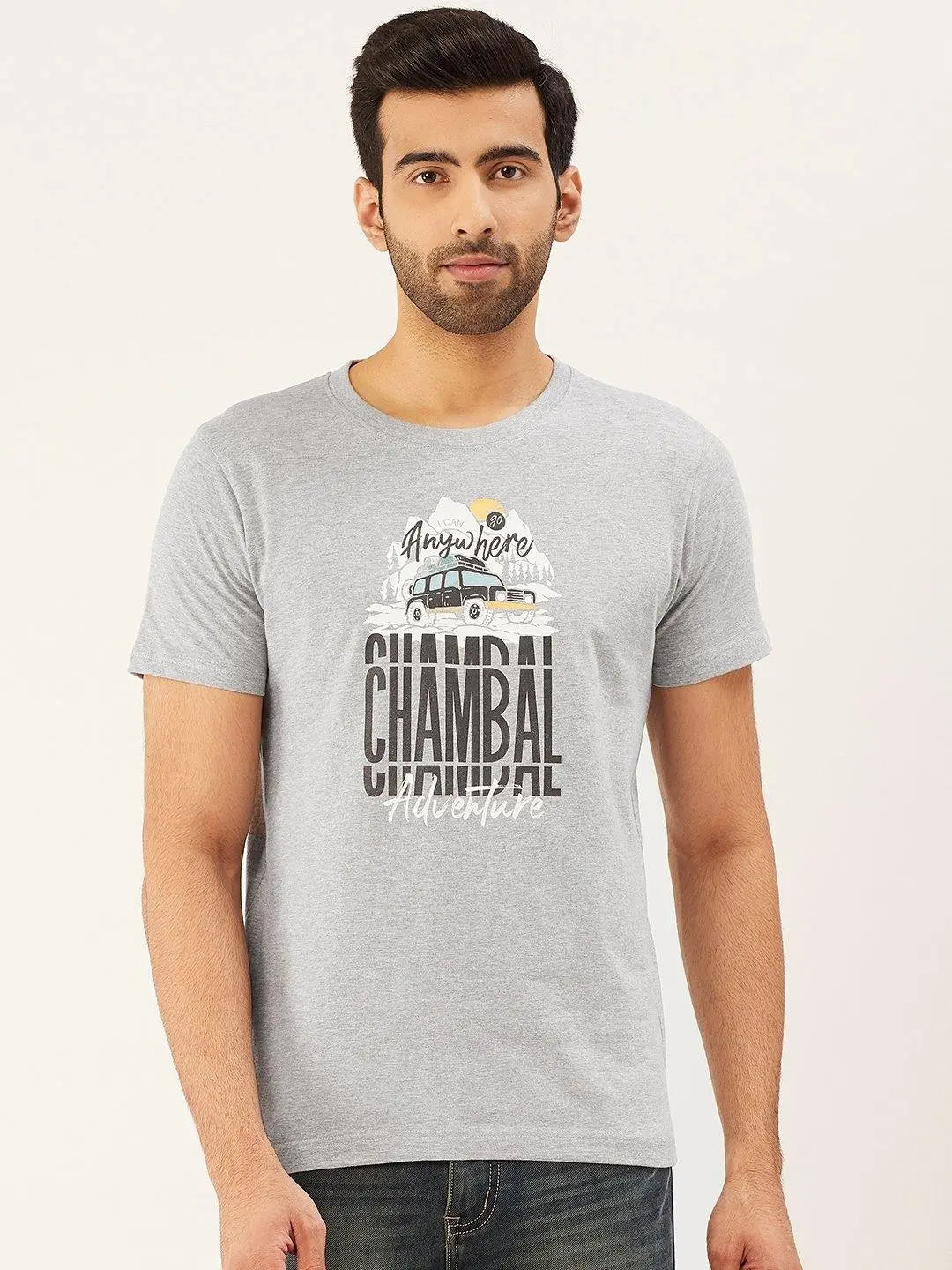 Chambal Adventure Grey T-Shirt - The Chambal