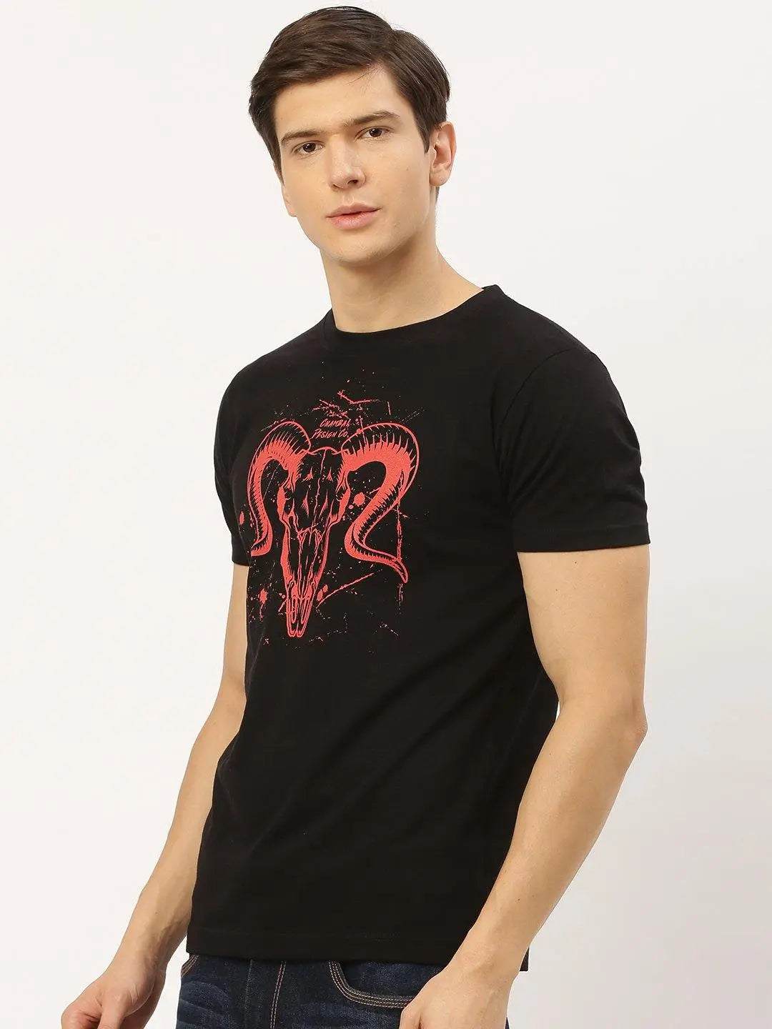 Bleed Red Black T-Shirt - The Chambal