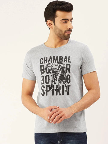 Boxing Spirit Grey T-Shirt - The Chambal