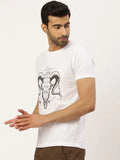 Brawny Bull White T-Shirt - The Chambal