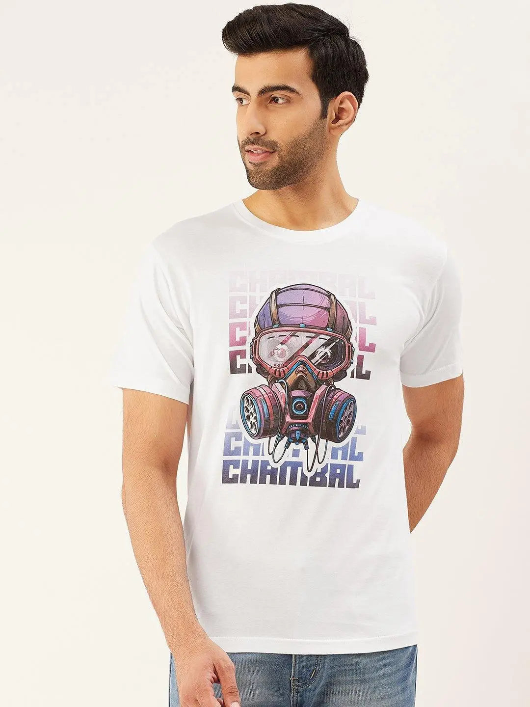 Cyberpunk White T-Shirt - The Chambal