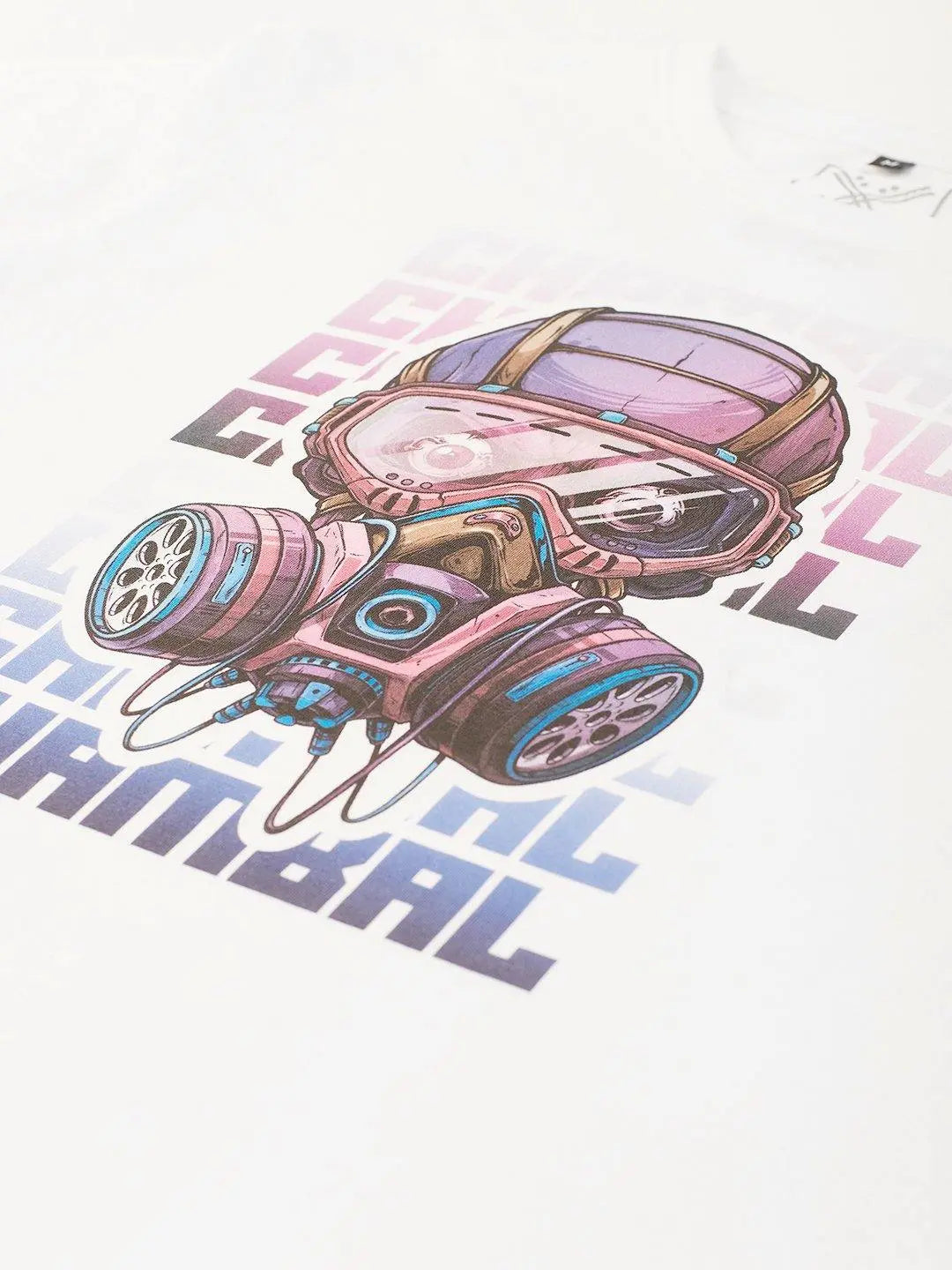 Cyberpunk White T-Shirt - The Chambal