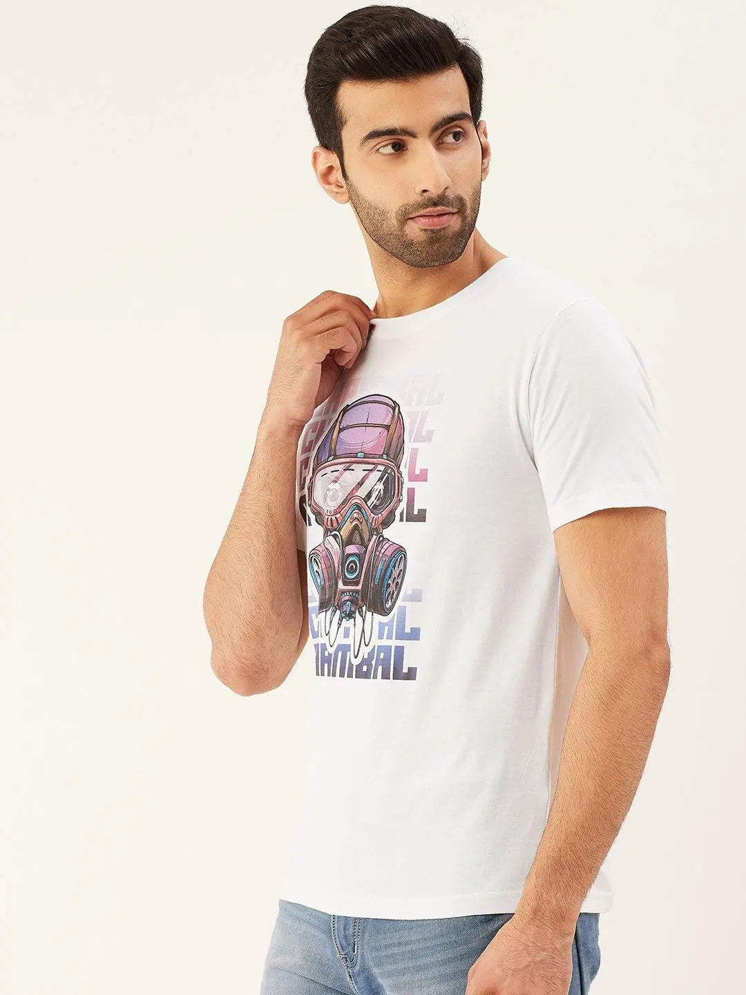 Cyberpunk White T-Shirt - The Chambal