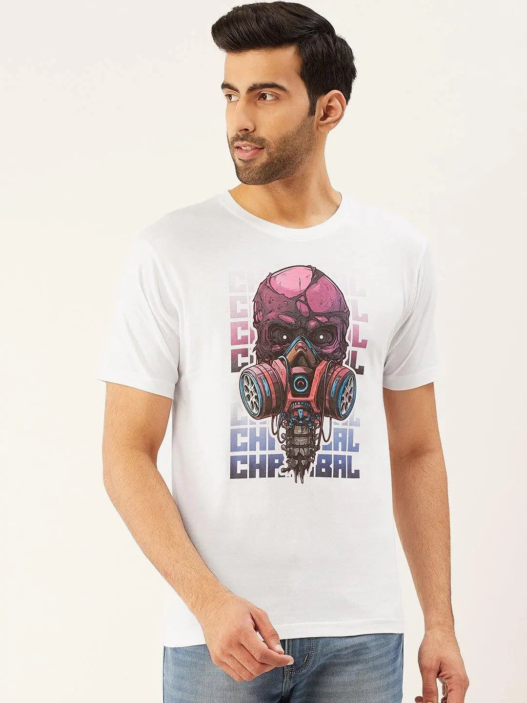 Cyberpunk White T-Shirt - The Chambal