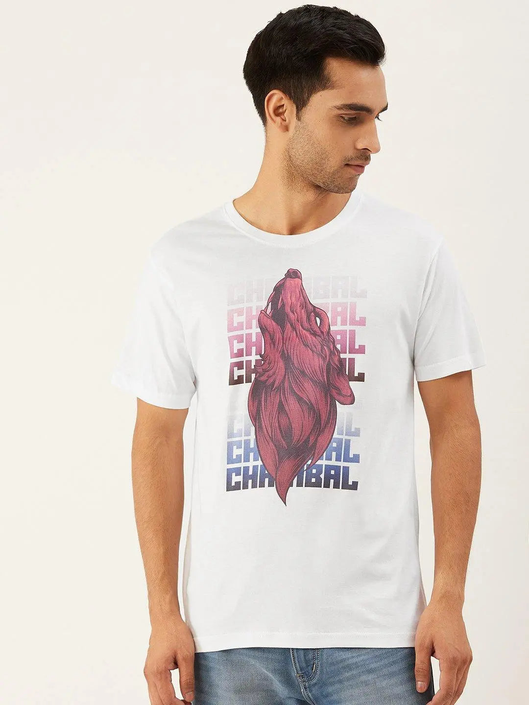 Roar White T-Shirt - The Chambal