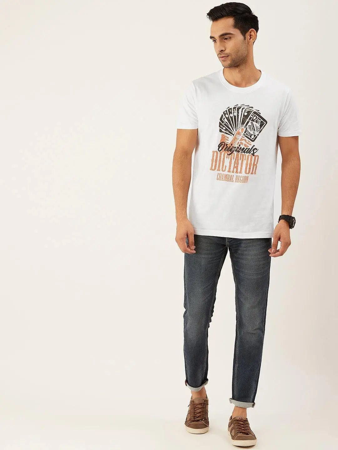 Dictator Region White T-Shirt - The Chambal