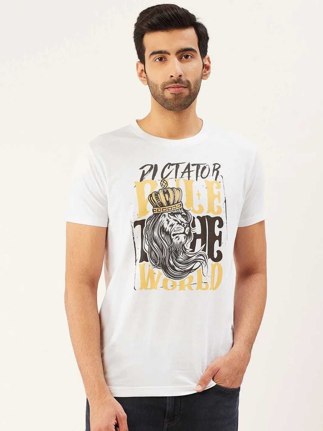 Dictator World White T-Shirt - The Chambal