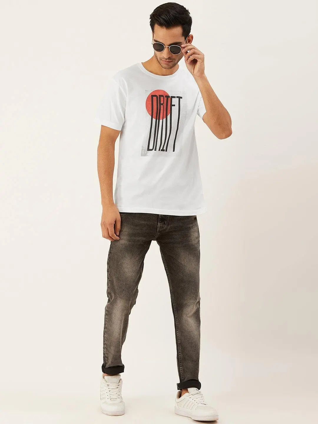 Drift White T-Shirt - The Chambal