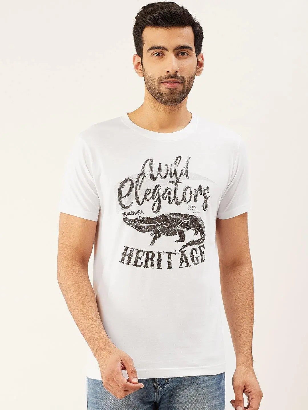 Elegator White T-Shirt - The Chambal