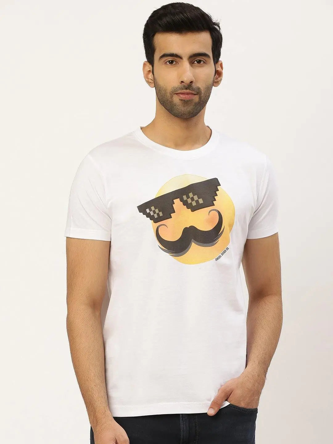 Emoji White T-Shirt - The Chambal