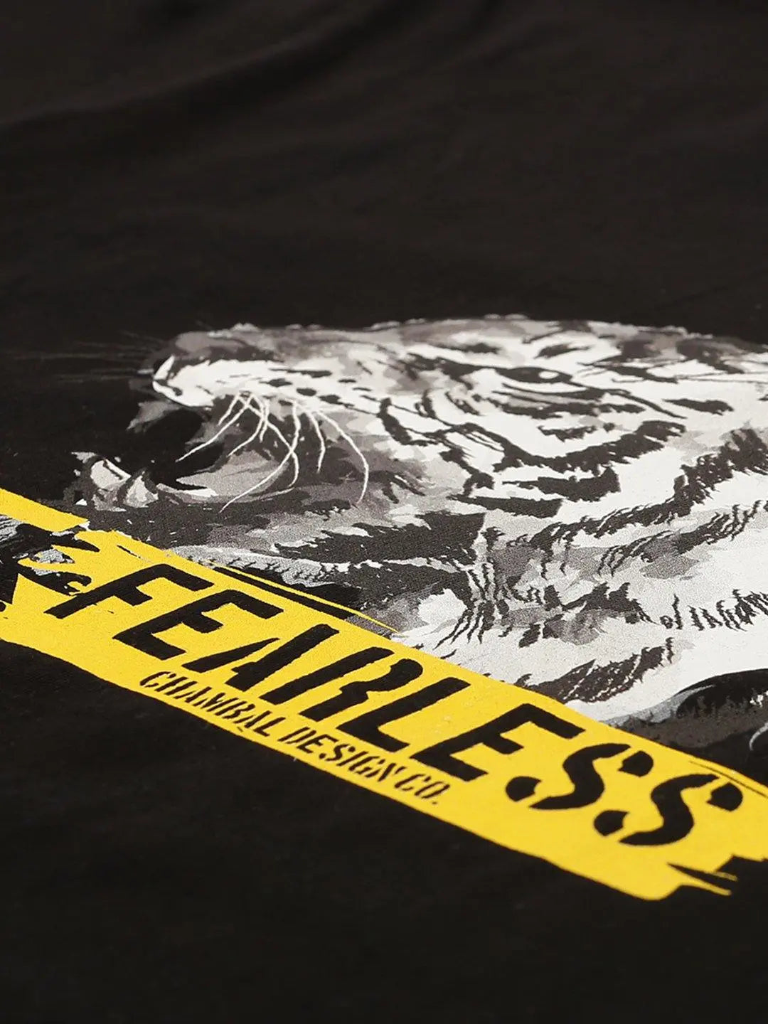 Fearless Black T-Shirt - The Chambal